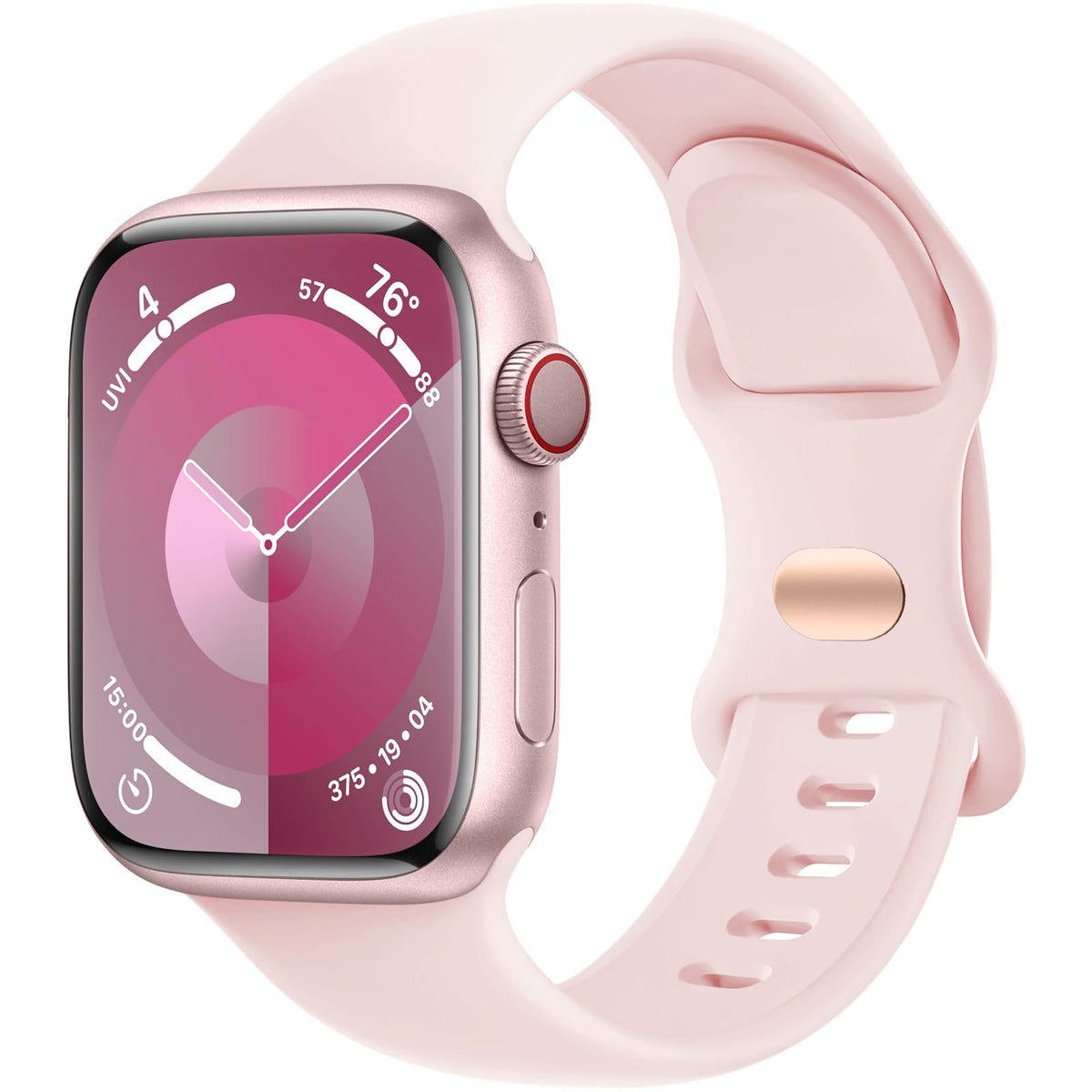 Daqin Sport Band Compatible With Apple Watch Band 40Mm 38Mm 41Mm 42Mm 44Mm 45Mm 46Mm 49Mm Women Men, Soft Silicone Waterproof Re
