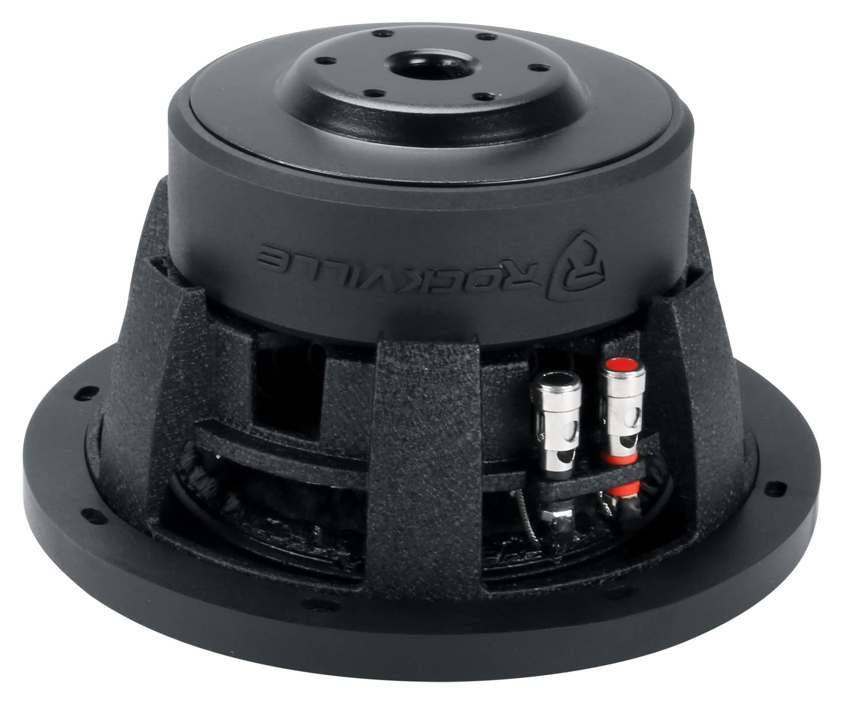 Rockville W8K6D4 V2 8 1400W Peak Car Audio Subwoofer Dual 4-Ohm Sub 350W Rms, Black