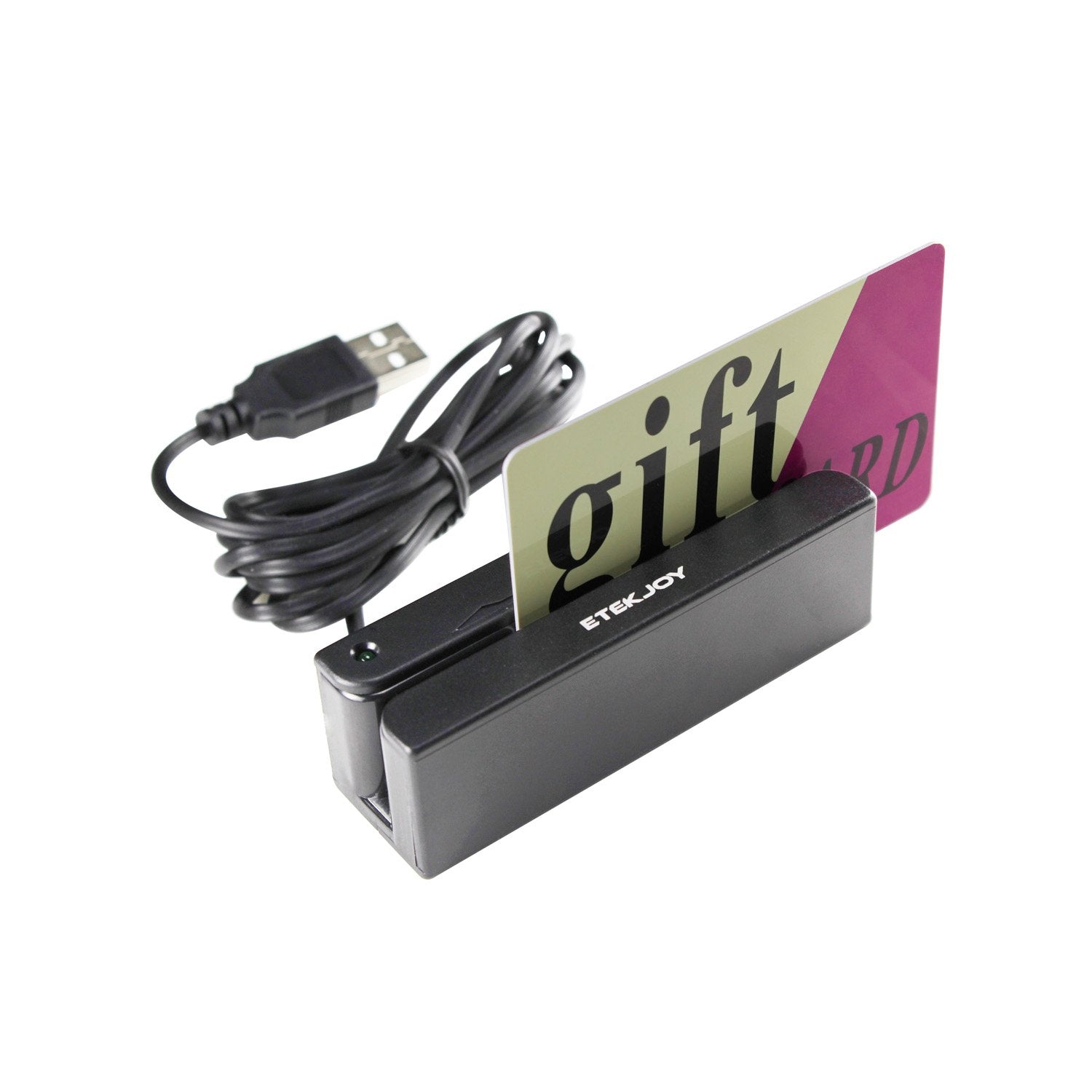 Etekjoy Usb 3 Track Magnetic Stripe Card Reader Pos Credit Card Reader Swiper Magstripe Swipe Card Reader Et Msr90