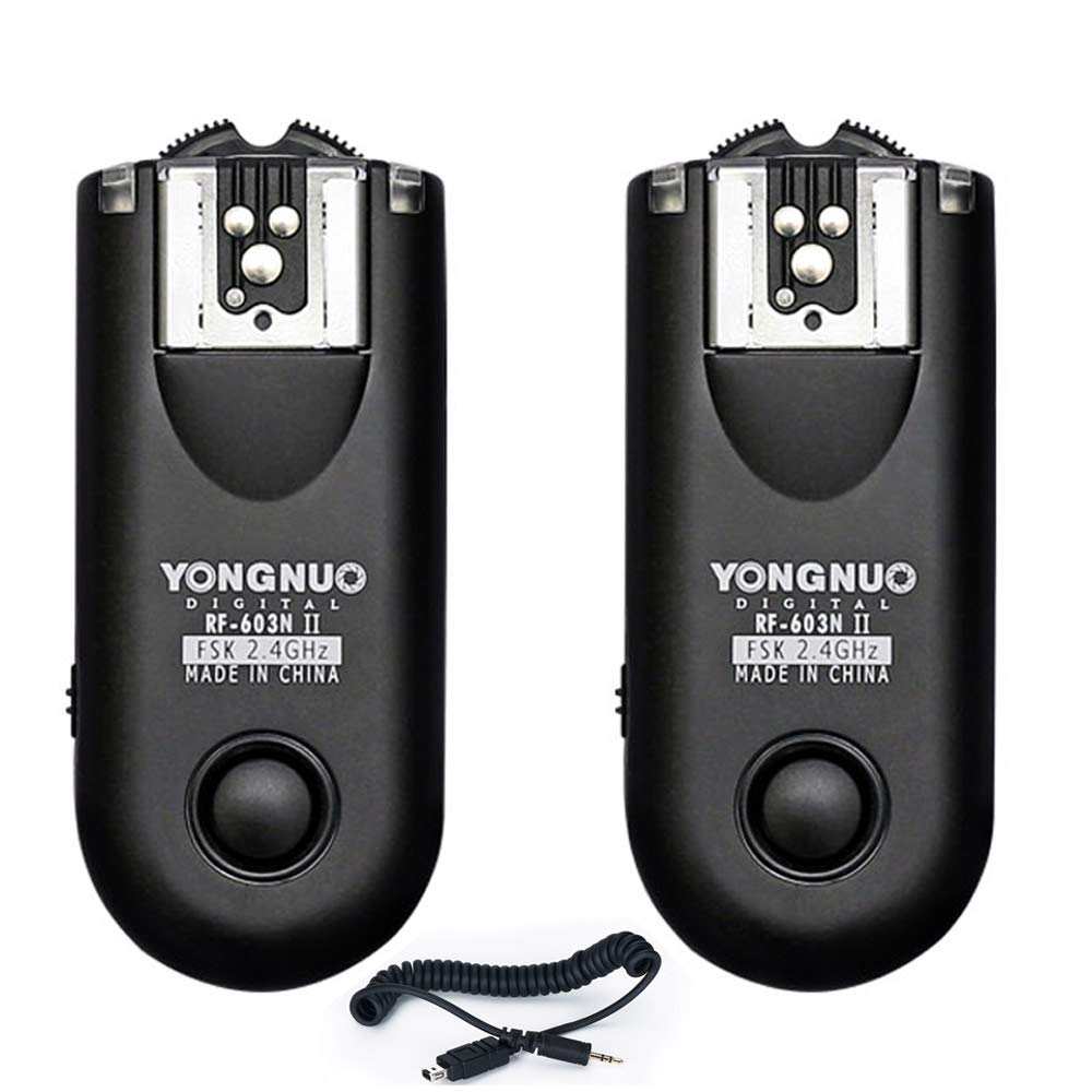 Yongnuo Rf 603Ii N3 Wireless Shutter Release, Flash Trigger For Nikon Dslr D90 D600 D7100 D7000 D5100 D5000 D3100 D3000