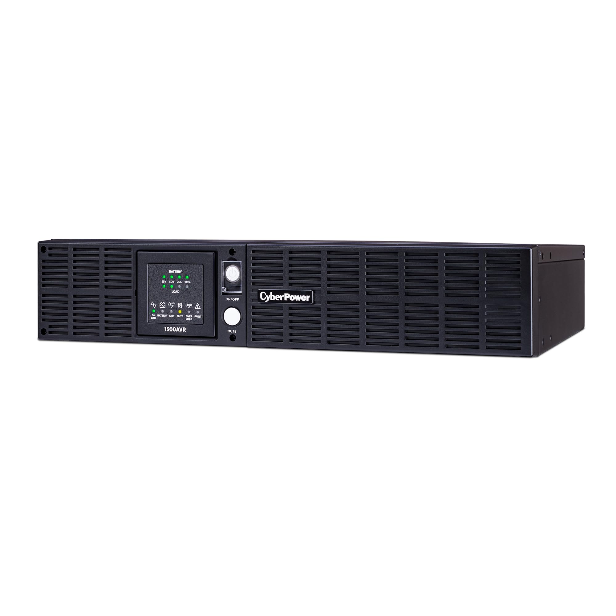 Cyberpower Cps1500Avr Smart App Lcd Ups System, 1500Va/900W, 8 Outlets, Avr, 2U Rack/Tower