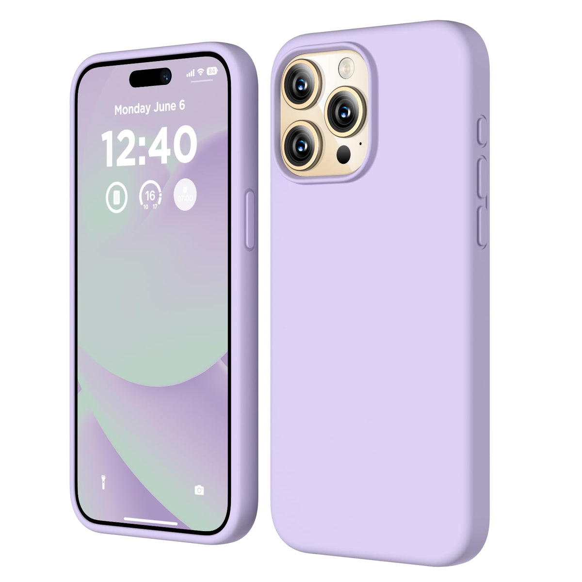 Coffker Compatible With Iphone 15 Pro Max Case, Liquid Silicone Case, Full Body Shockproof Protective Cover Slim Thin Phone Case