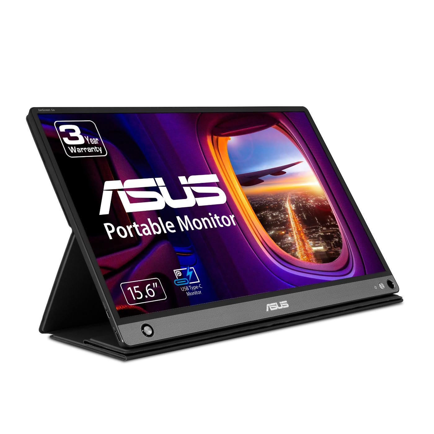 Asus Zenscreen Go Mb16Ahp 15.6'' Portable Monitor Full Hd Ips Eye Care With Micro Hdmi Usb Type C