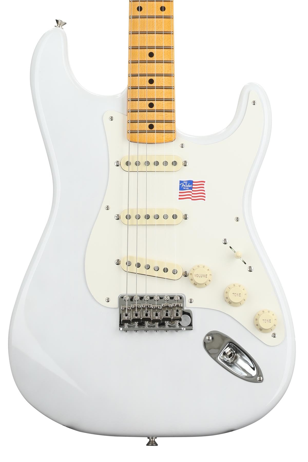Fender Eric Johnson Stratocaster, Maple Fretboard - White Blonde