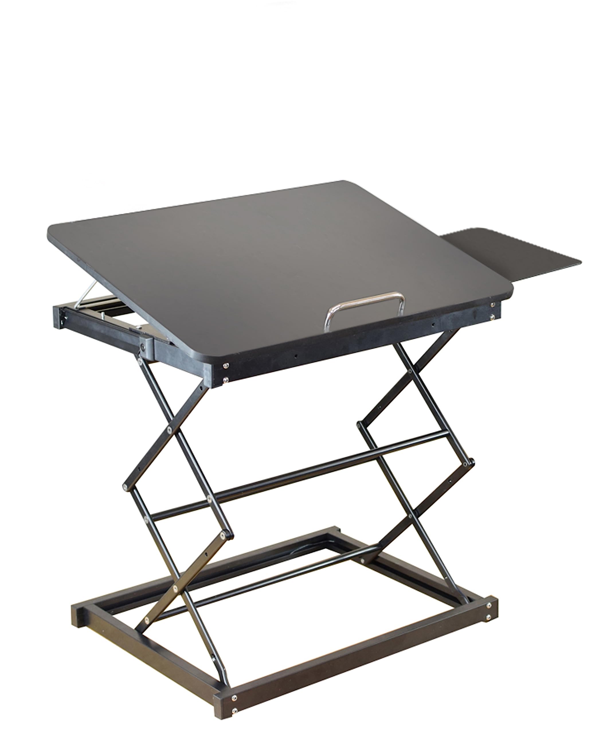 Cd4 Adjustable Standing Desk Converter For Laptops - Vertical Laptop Stand For Desk Adjustable Height Table Top Standing Desk Ri