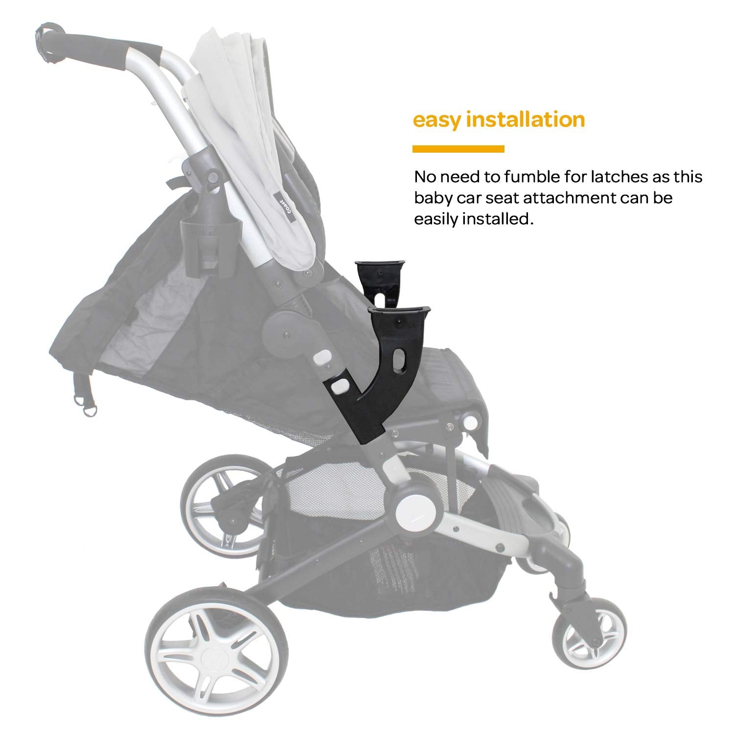 Larktale Infant Car Seat Adapter For Coast Stroller, Compatible With Britax