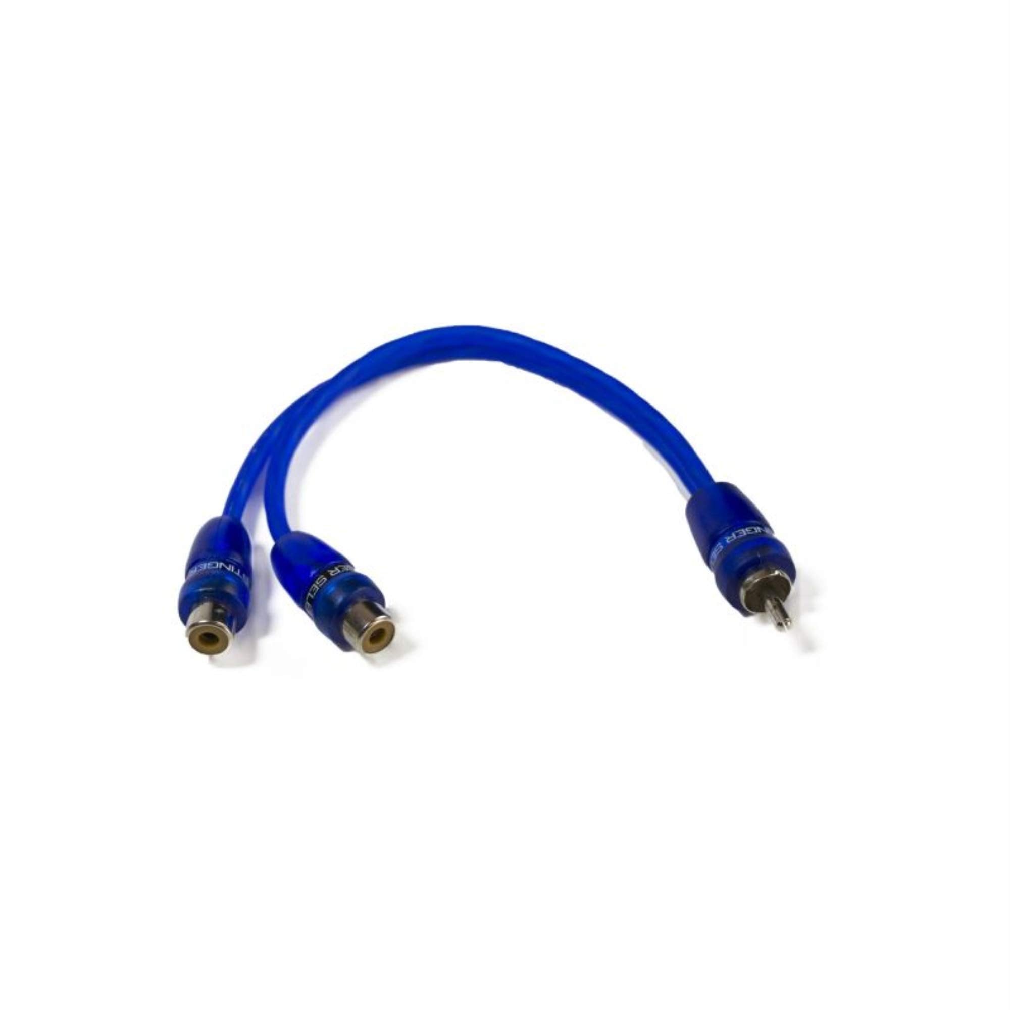 STINGER SSRCB2F Competition Series 2 Female to 1 Male Y Interconnect Chrome