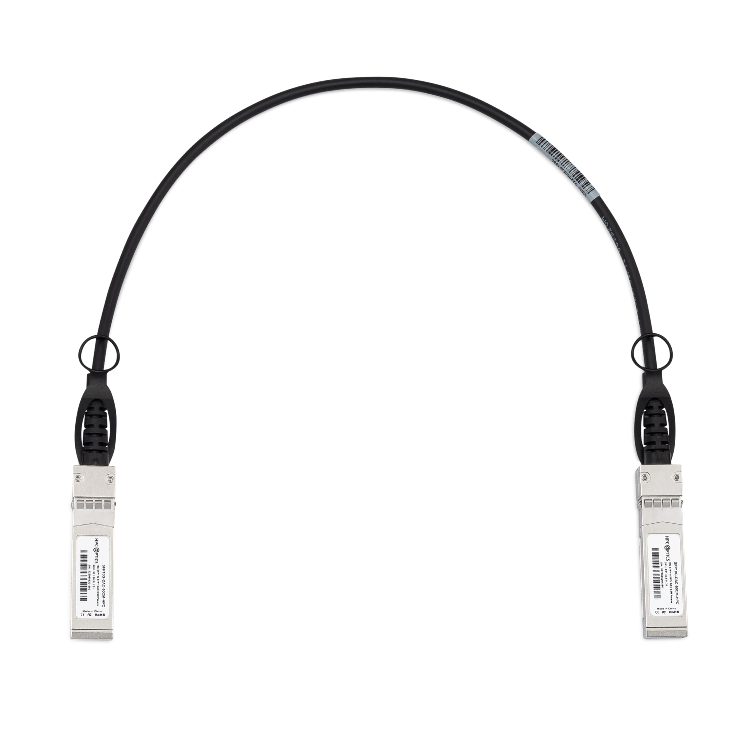 HPC Optics Compatible with Fortinet SP-Cable-FS-SFP+05 10G SFP+ to SFP+ 50cm Twinax DAC