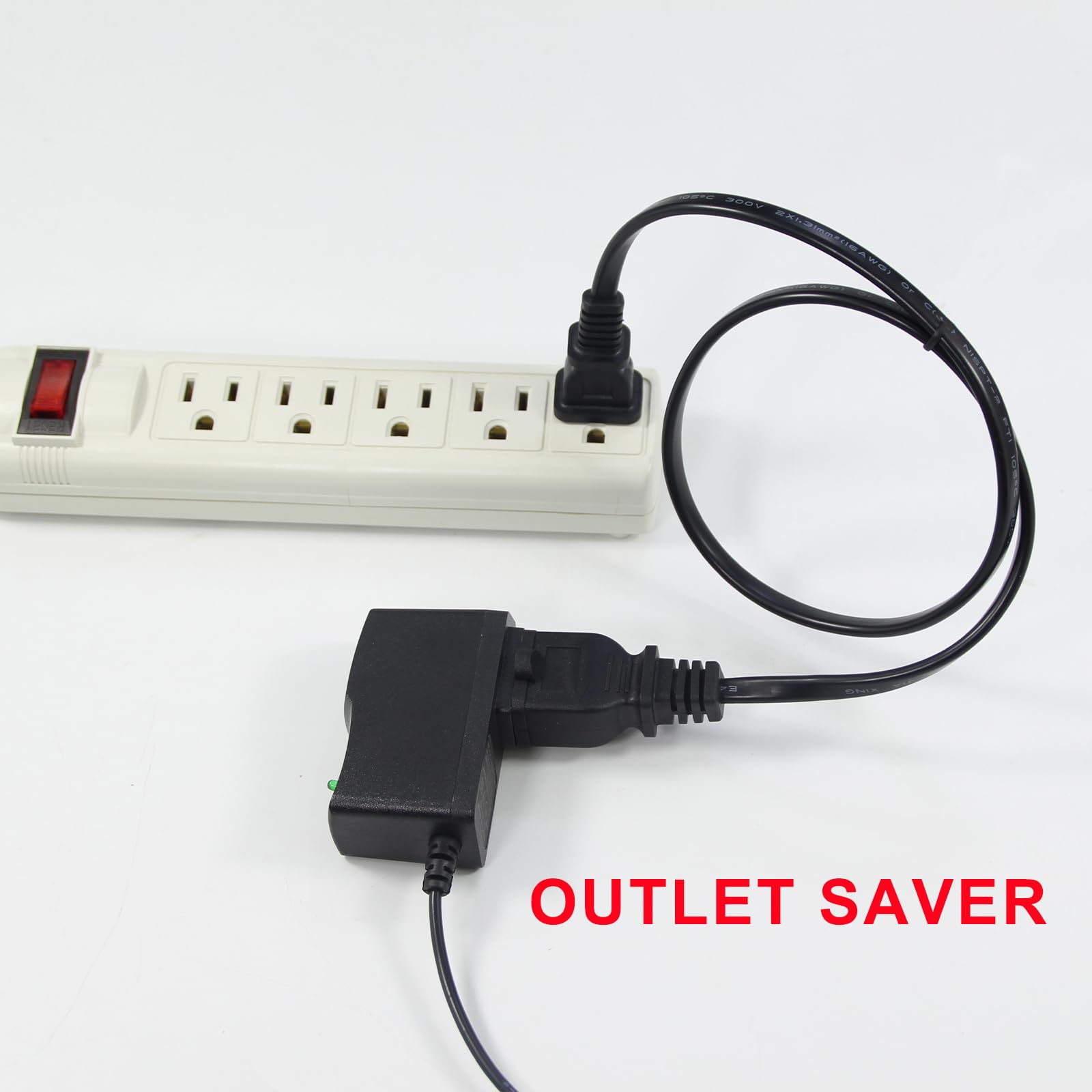 3Ft Polarized 2Prong Extension Cord   Black Replacement Us Ac Two Prong Male To Female Extension Cord,16Awg 13A 125V Short Low P