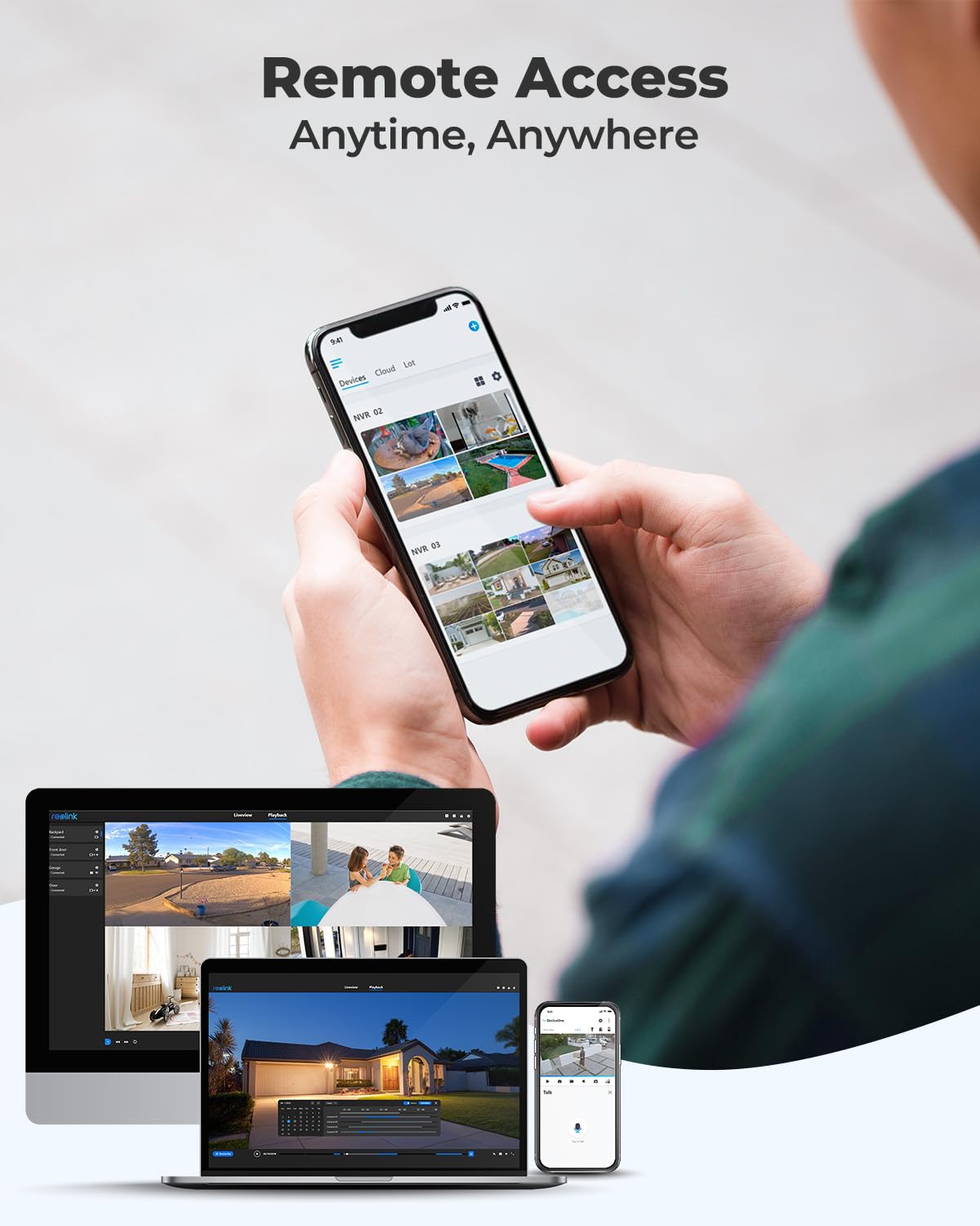 Reolink 4K 16 Channel Network Video Recorder For Security Camera System, Only Work With 4K/5Mp/4Mp Hd Reolink Ip Cameras Poe Nvr