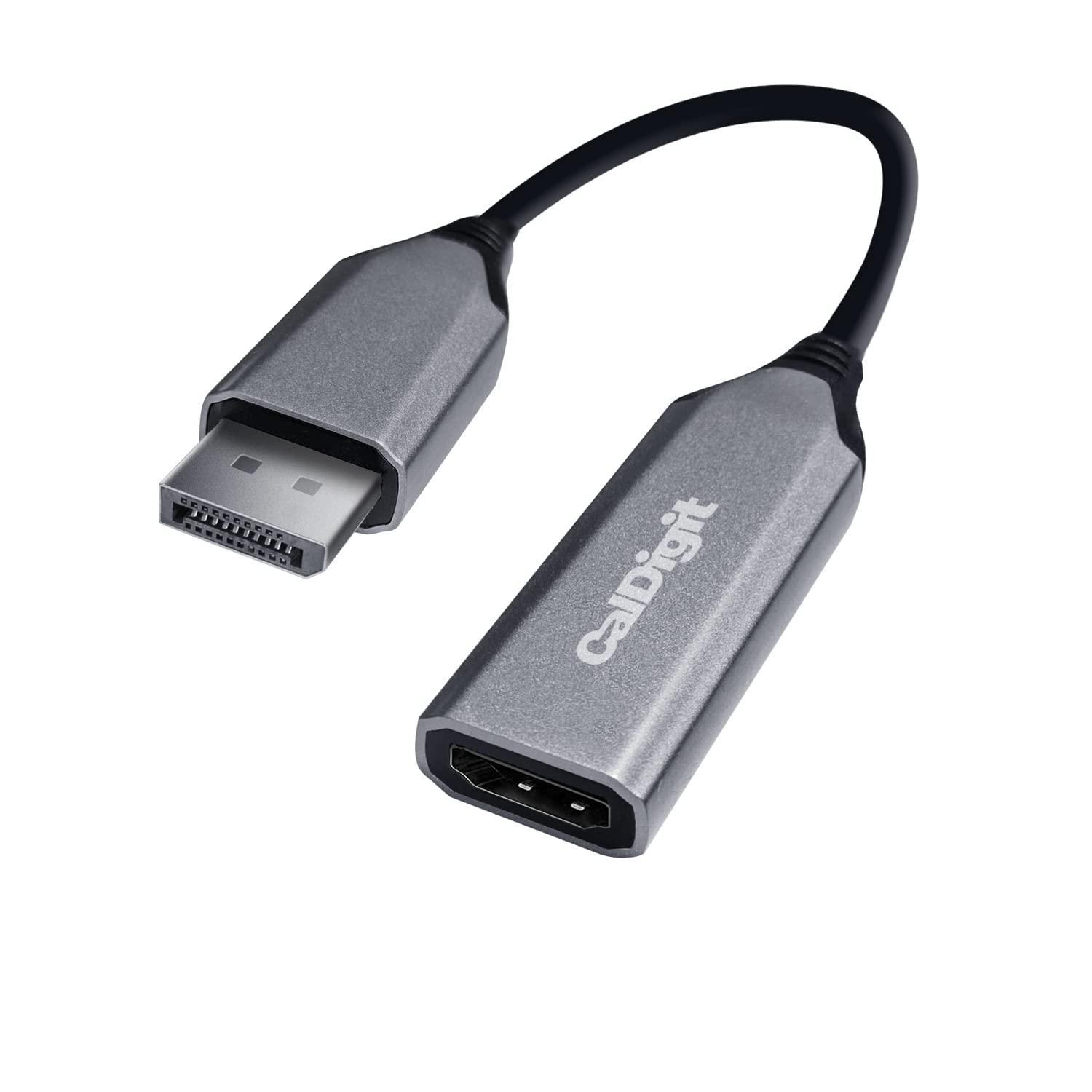 Caldigit Displayport 2.0 To Hdmi 2.1 (Dp To Hdmi) Active Adapter 8K 60Hz Uhd (7680 X 4320), High Refresh, 10 Bit Color, Hdr And