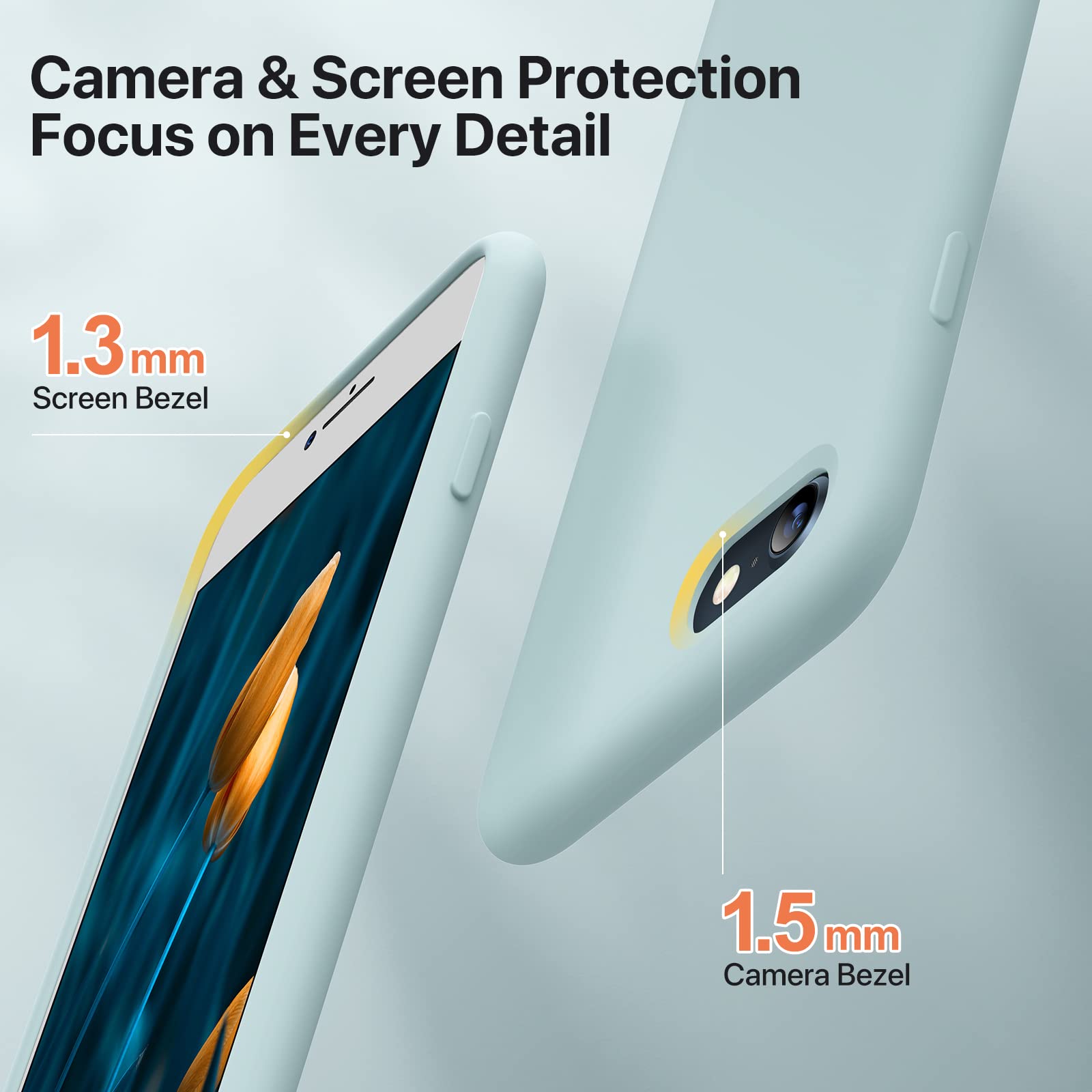 Miracase Ultra Slim Designed For Iphone Se Case 2022(3Rd Gen)/Iphone Se 2020 Case(2Nd Gen)/Iphone 7 Case/Iphone 8 Case With Scre