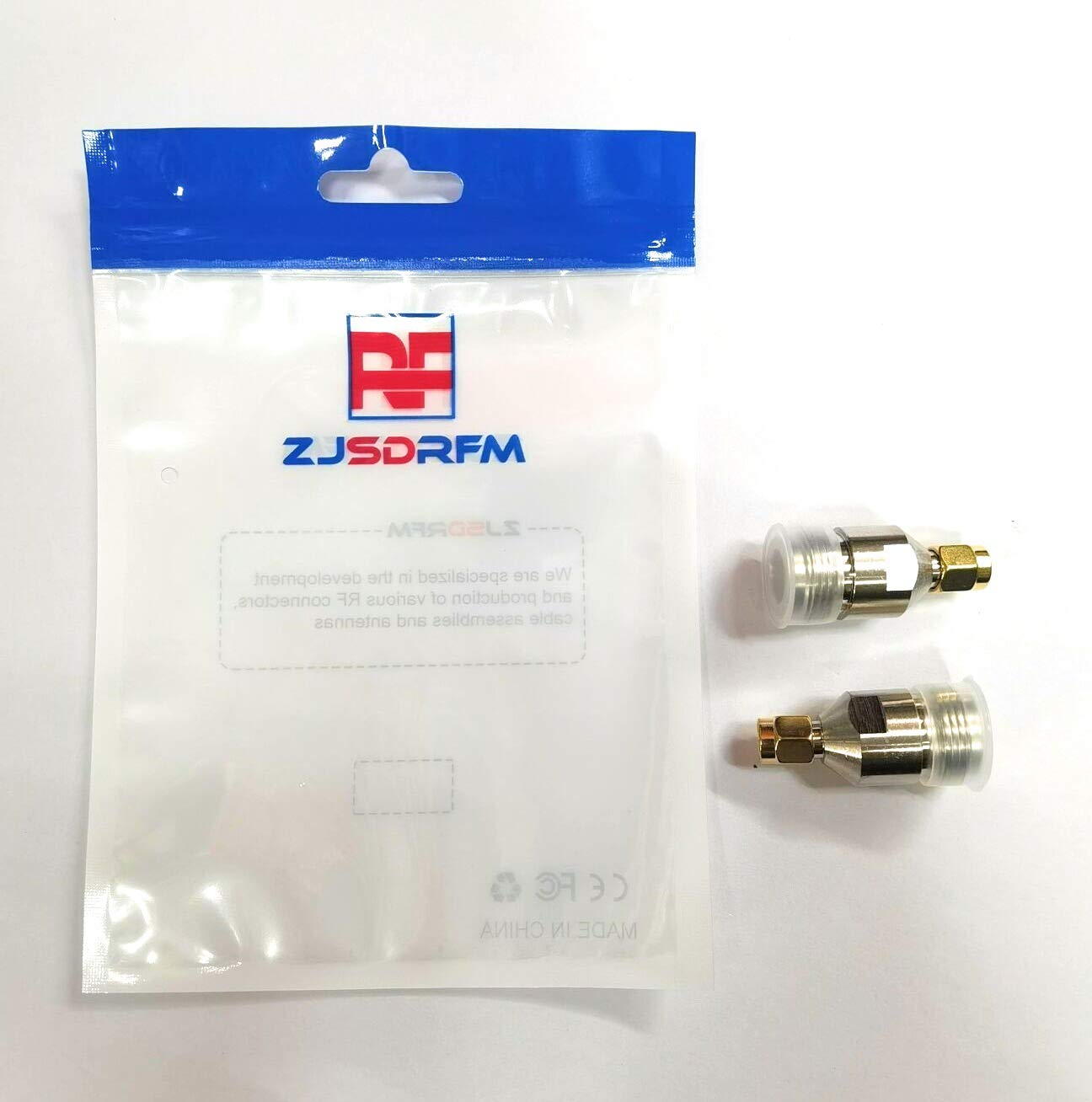 Zjsdrfm 2Pcs Rf Coaxial Coax Adapter Sma Male To N Female Connector