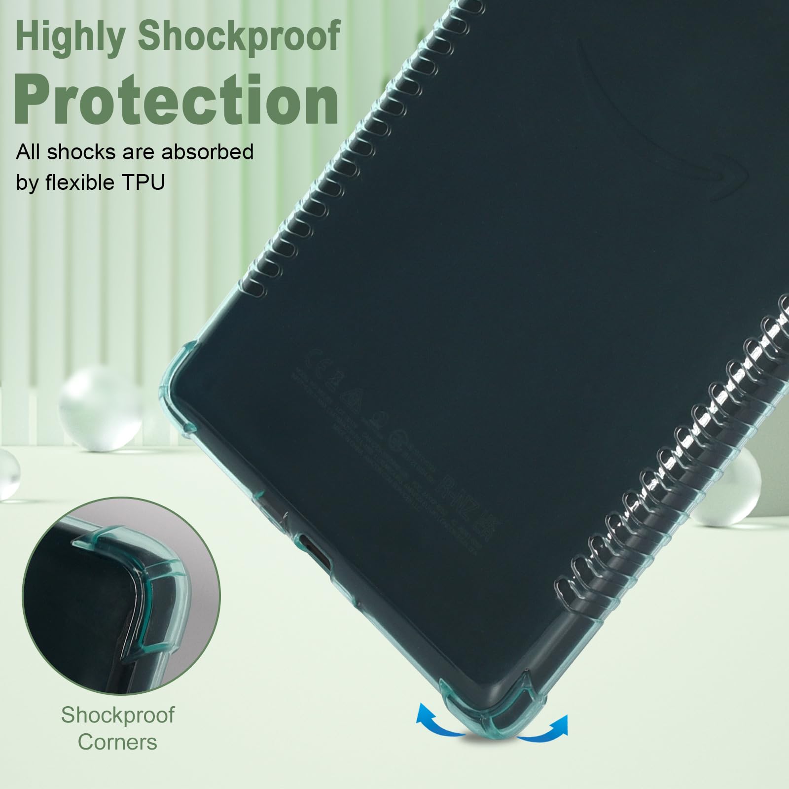 Dmluna Clear Case For 6.8'' Kindle Paperwhite 11Th Generation 2021 And Kindle Paperwhite Signature Edition, Slim Lightweight Non