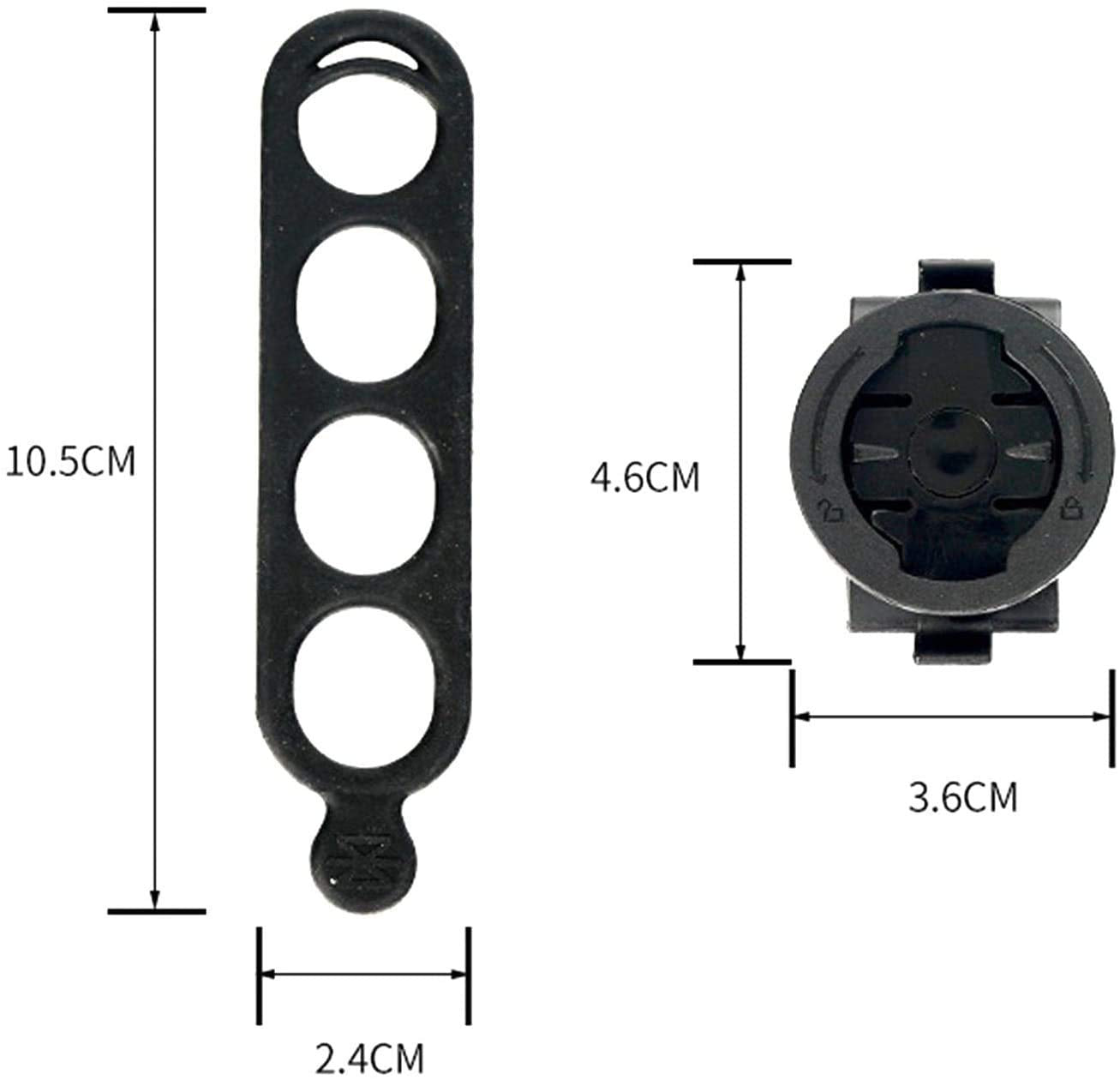 360 Degree Rotating Garmin Bike Mount Attached To Out Front Stem Handlebar For Edge Varia Igpsport Xoss Magene Blackbird