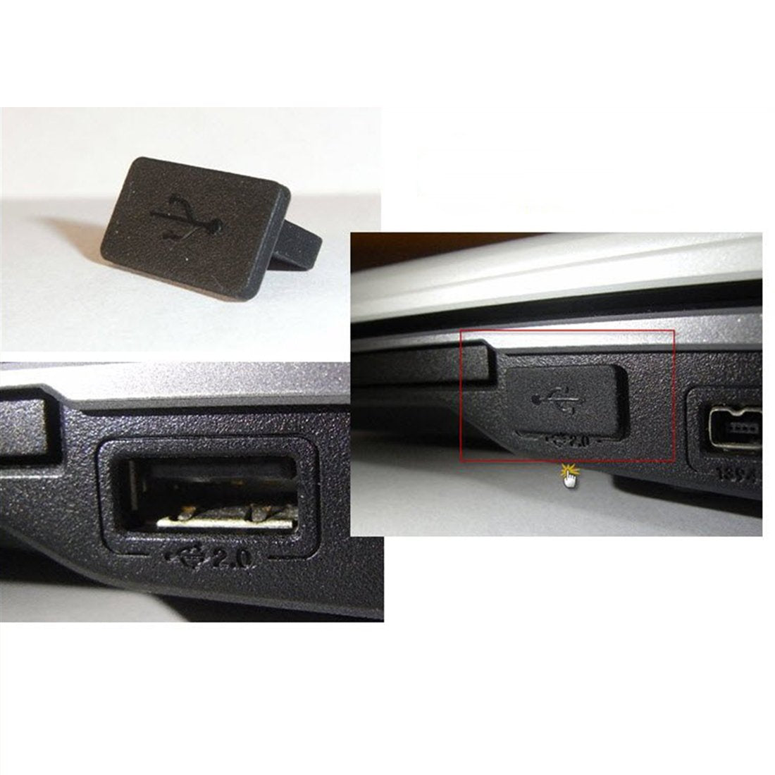 Uxcell Silicone Usb Port Cover Protector For Female End 10Pcs