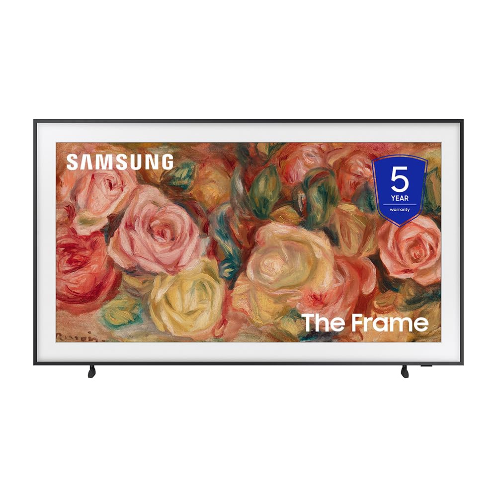Samsung Qn75Ls03Dafxza 75 Inch The Frame Qled 4K Smart Tv 2024 Bundle With 2X Photo Music Frame Smart Speaker Dolby Atmos With Q