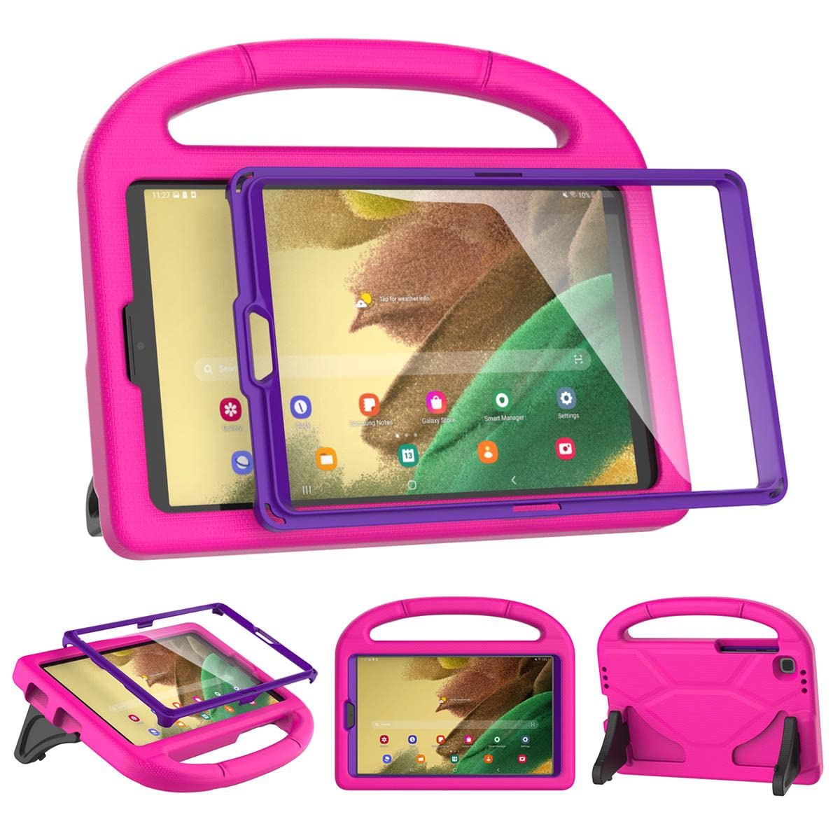 Suplik Kids Case For Samsung Galaxy Tab A7 Lite 8.7 Inch 2021(Sm T220/T225/T227)   With Screen Protector, Durable Shockproof Lig