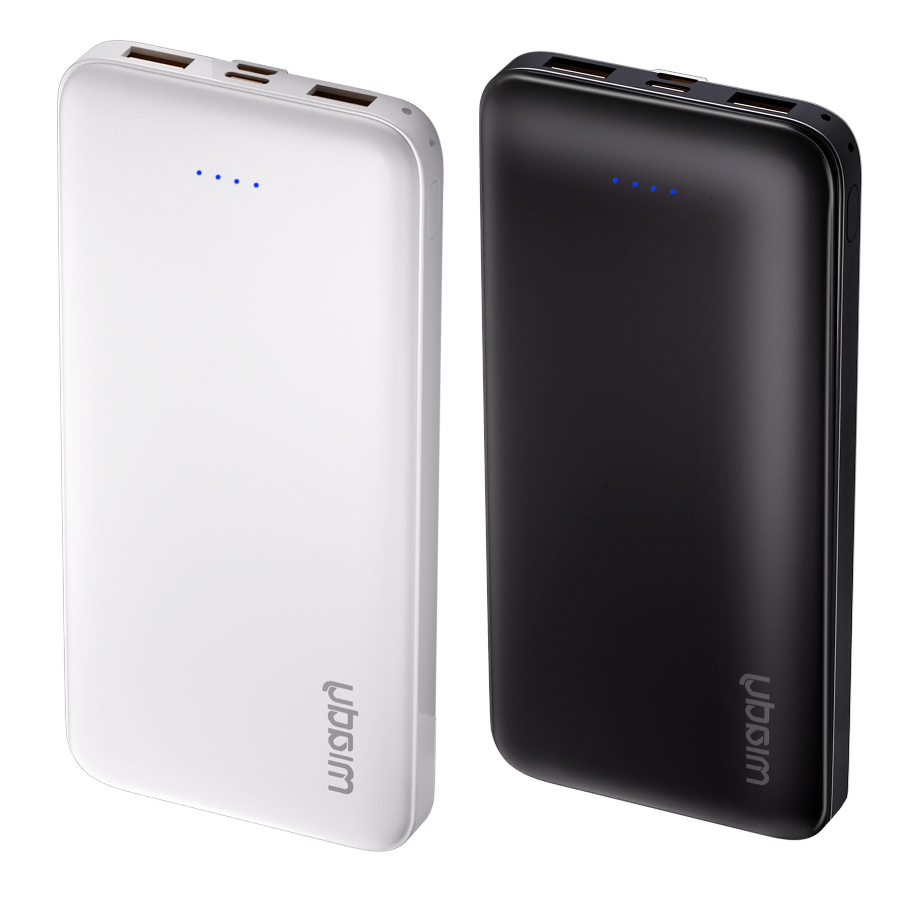 Miady 2Pack Portable Charger 10000mAh Power Bank 22.5W Travel Battery Pack