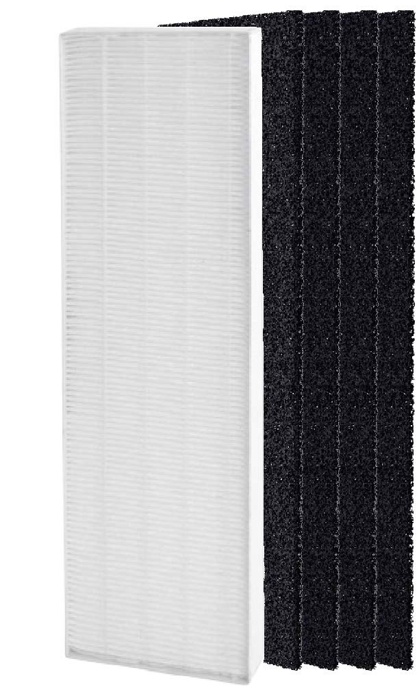 Nispira Aeramax 90 100 Dx5 Db5 Filter Replacement For Fellowes Aeramax Air Purifier Part 40101701 9287001 9324001, True Hepa Activated Carbon 1 Set