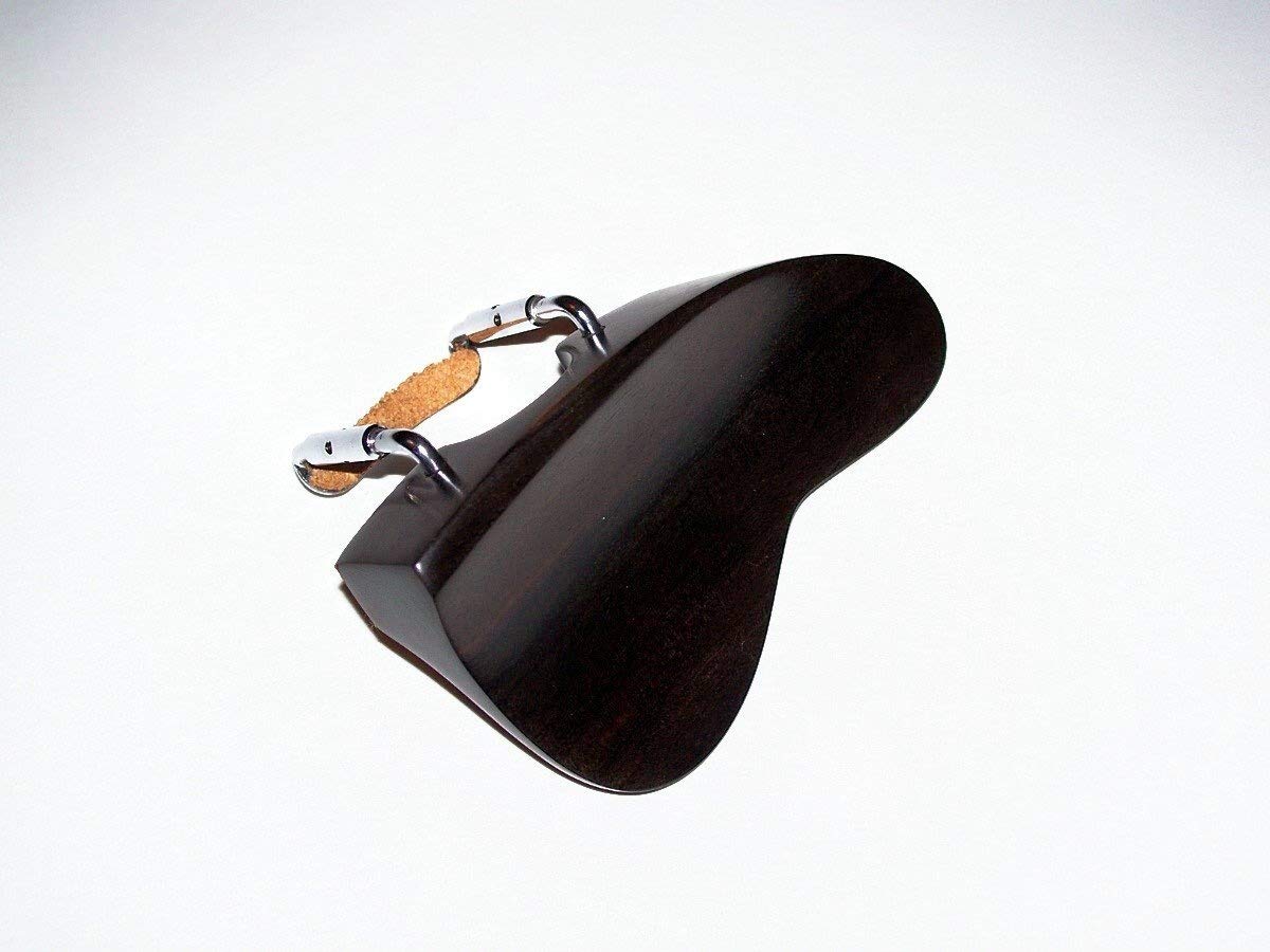 A 4/4 Or 3/4 Berber Chin Rest Ebony With Standard Bracket Installed Vwws