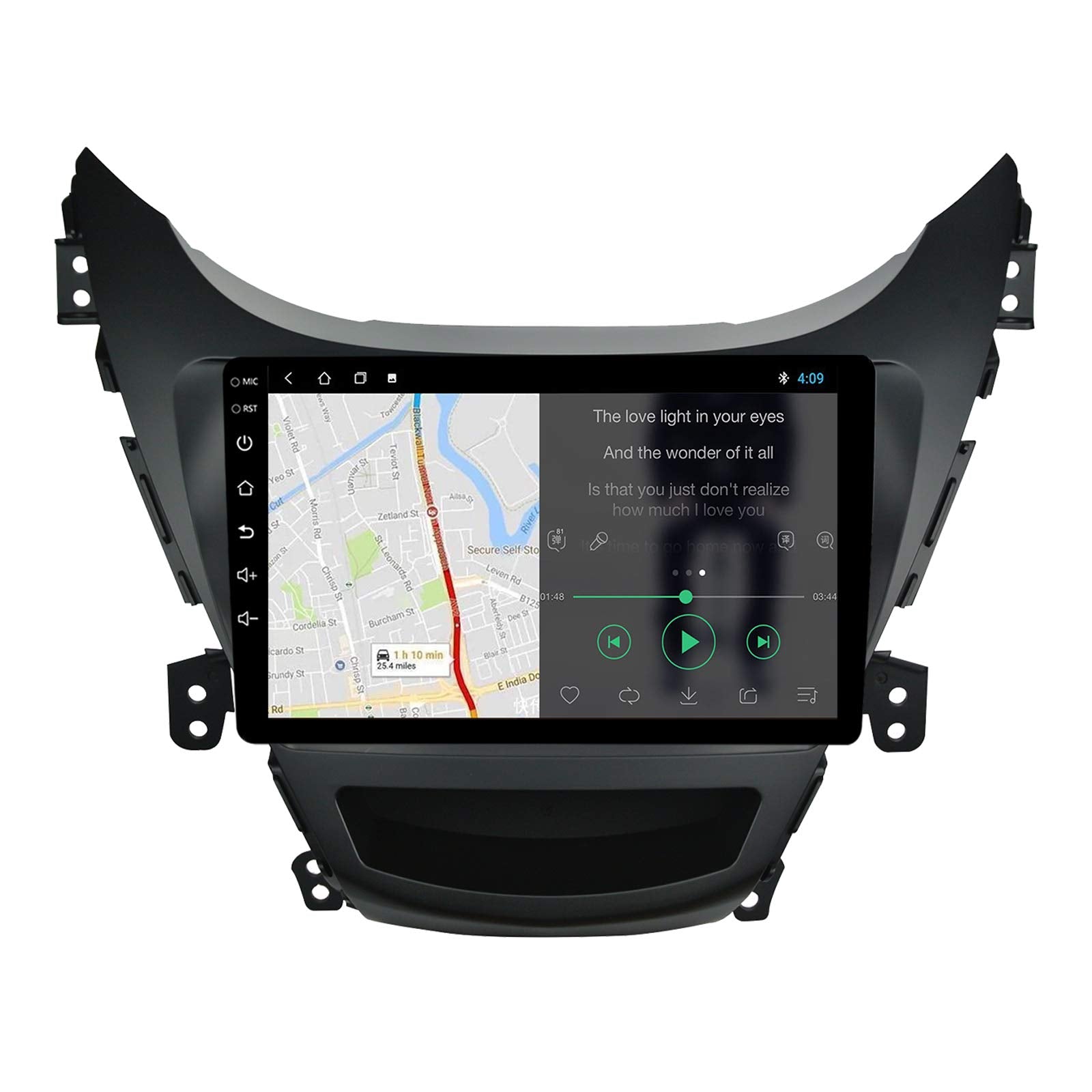 For 2011 2012 Hyundai Elantra Radio Built In Carplay&Android Auto With 2G Ram 32G Rom Car Stereo Gps Navi Bluetooth Usb Player Mirror Link Player Ezonetronics