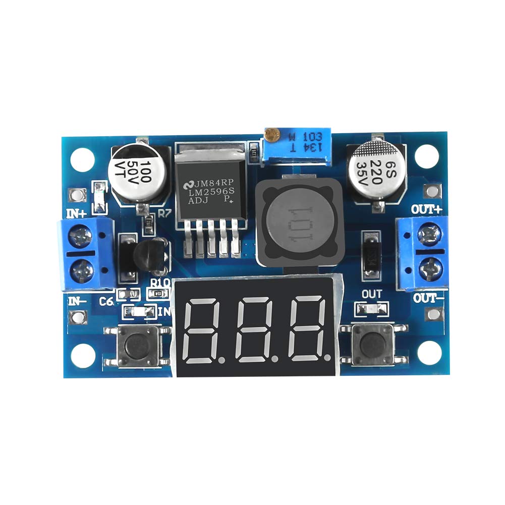 2Pcs Lm2596 Adjustable Voltage Regulator 4.0 40V To 1.25 37V Dc 36V To 24V To 12V To 5V Variable Volt Power Supply Car Motor Buc