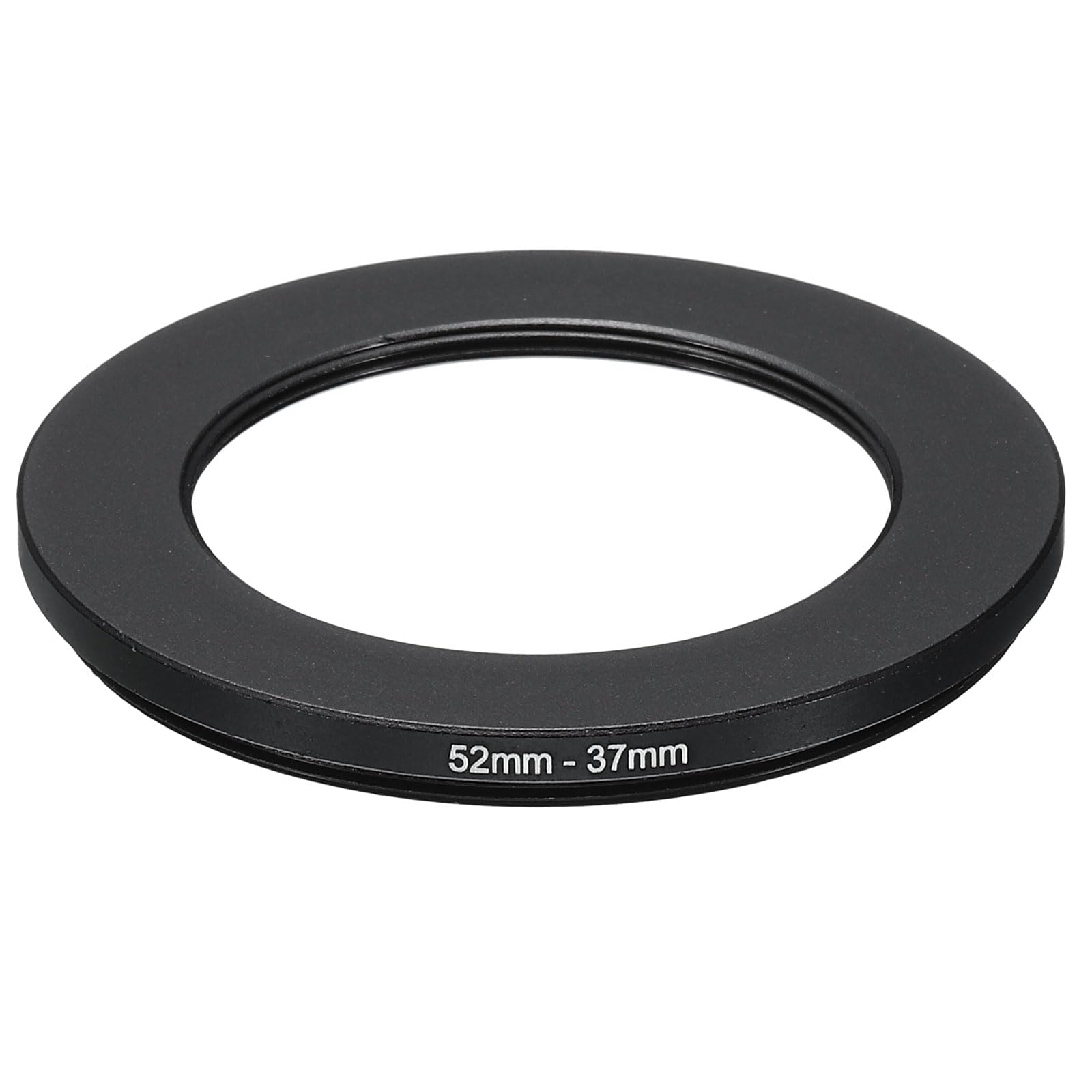 Patikil 52Mm 37Mm Metal Step Down Ring, Camera Lens Filter Adapter Ring Aluminum Filter Adapter Ring For Camera Lenses Hood, Bla