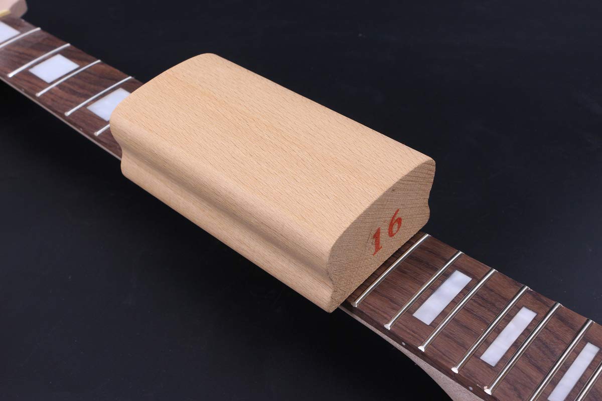 Guitar Radius Sanding Block Radius Fingerboard Fret Leveling Tool Guitar Luthier Tools For Electric Acoustic Guitar (9.5Inch)