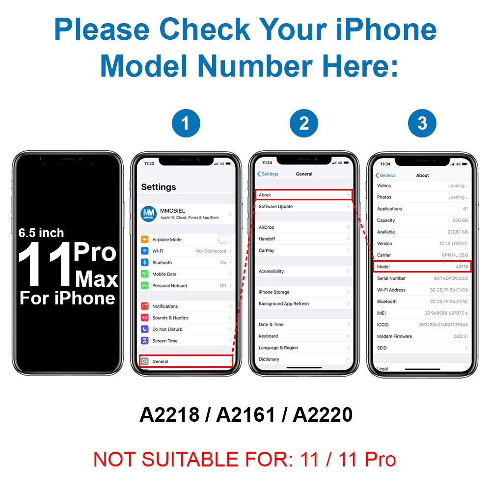 Mmobiel Earpiece Speaker Compatible With Iphone 11 Pro Max 2019   Earspeaker/Ear Piece Replacement   Incl. Proximity Sensor And