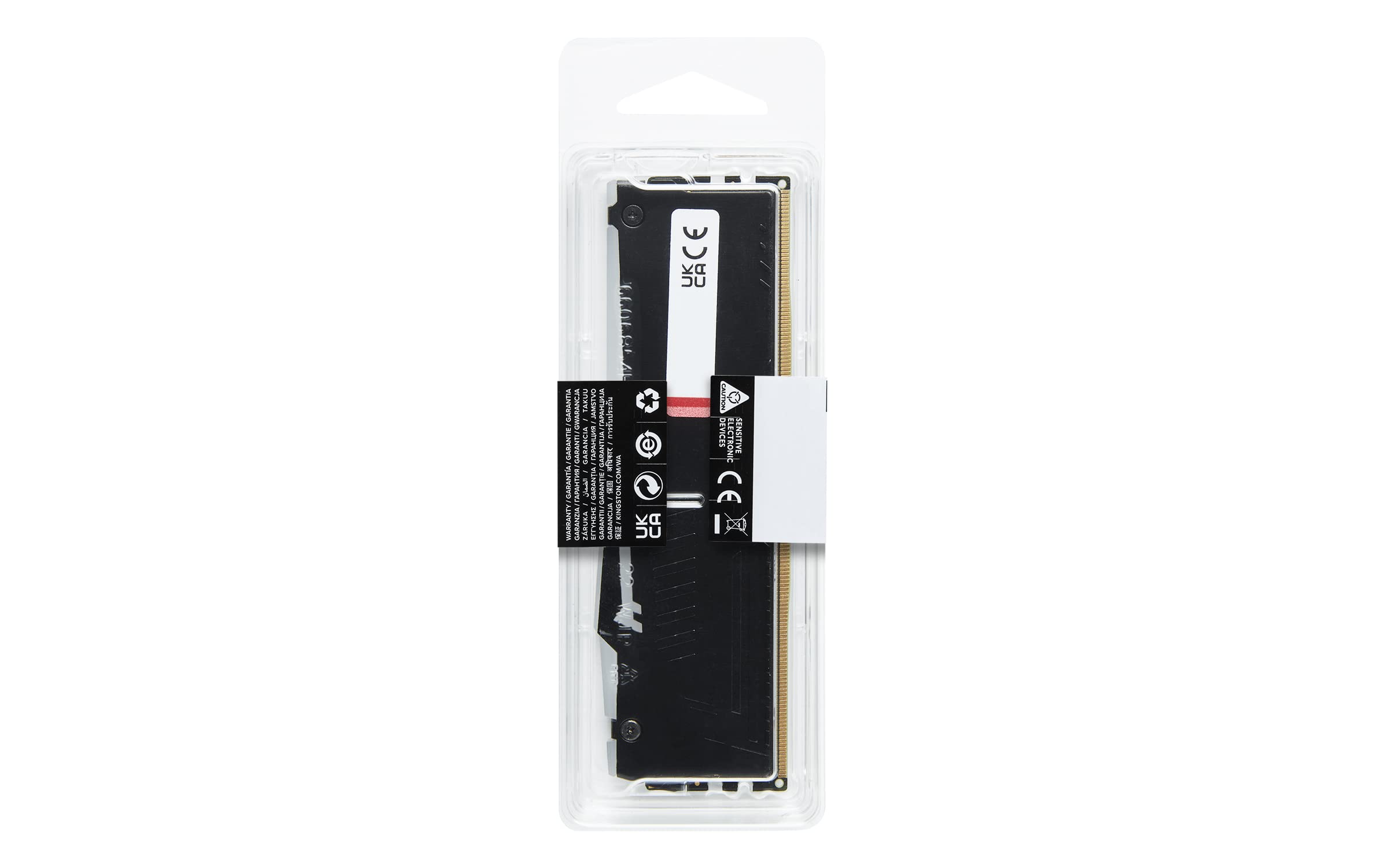 Kingston Fury Beast Rgb 8Gb 5200Mt/S Ddr5 Cl40 Dimm Desktop Memory Single Module | Intel Xmp 3.0 | Infrared Sync Technology | Ov