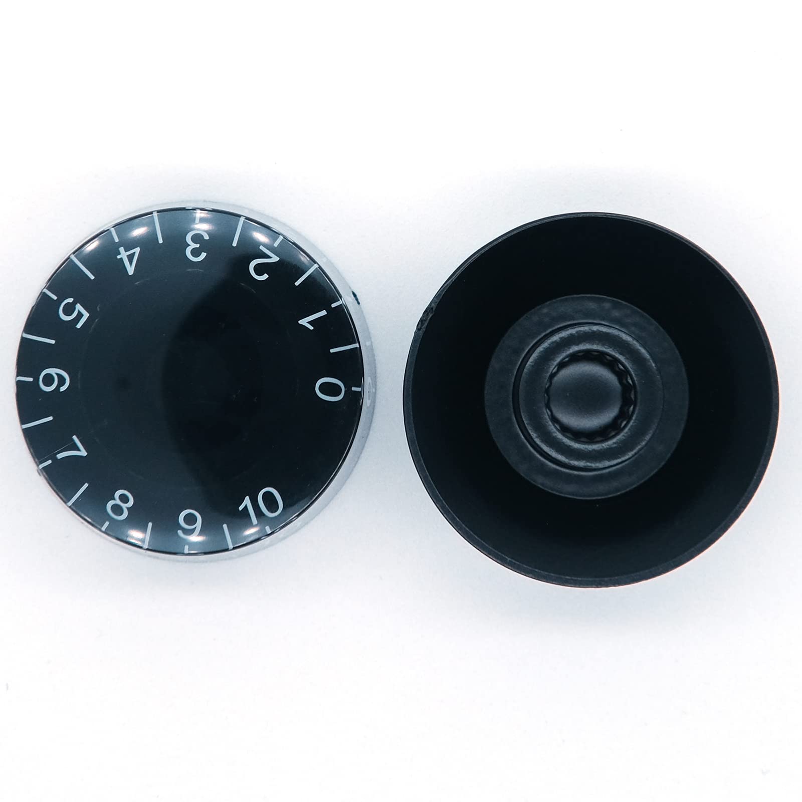 Harpfeas 4Pcs Electric Guitar Top Hat Knobs Speed Volume Tone Control Knobs Compatible With Les Paul Lp Style Electric Guitar Pa