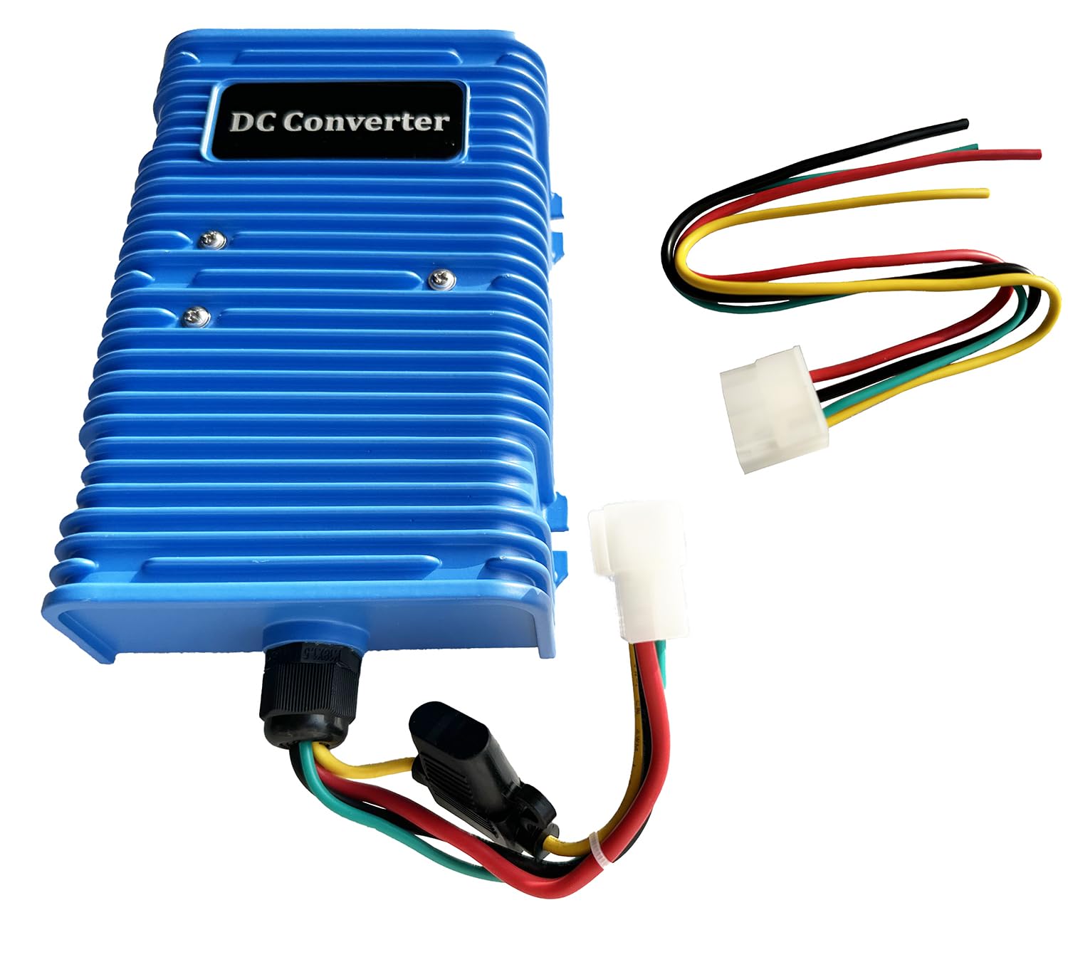 30 Amp Dc Converter I Golf Cart Voltage Reducer Voltage Converter (36V/48V To 12V) With Dual Power Source Fits On Club Car E Z G