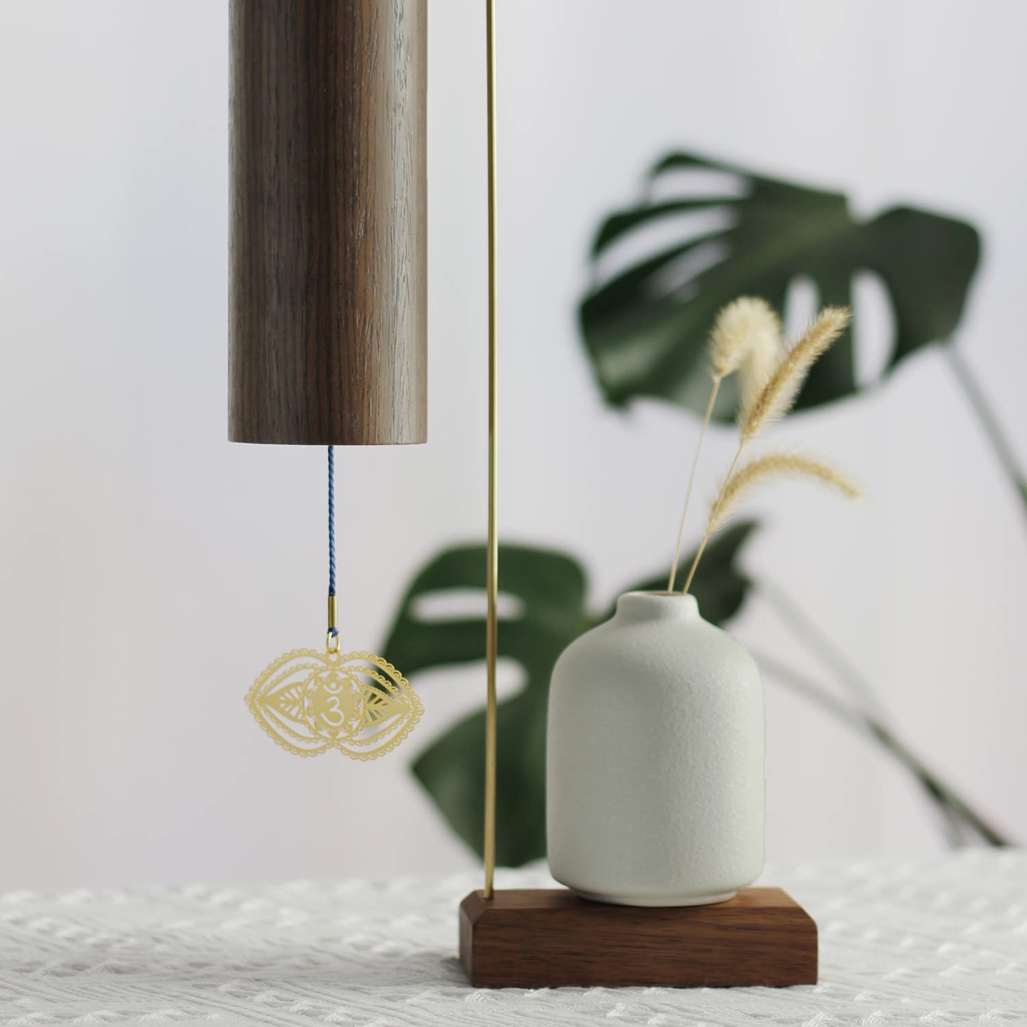 Mowind Chakra Chimes Natural Bamboo Wind Chimes Meditation Chord Windchime Wind Bell For Home Decoration Zen Mindfulness Third E