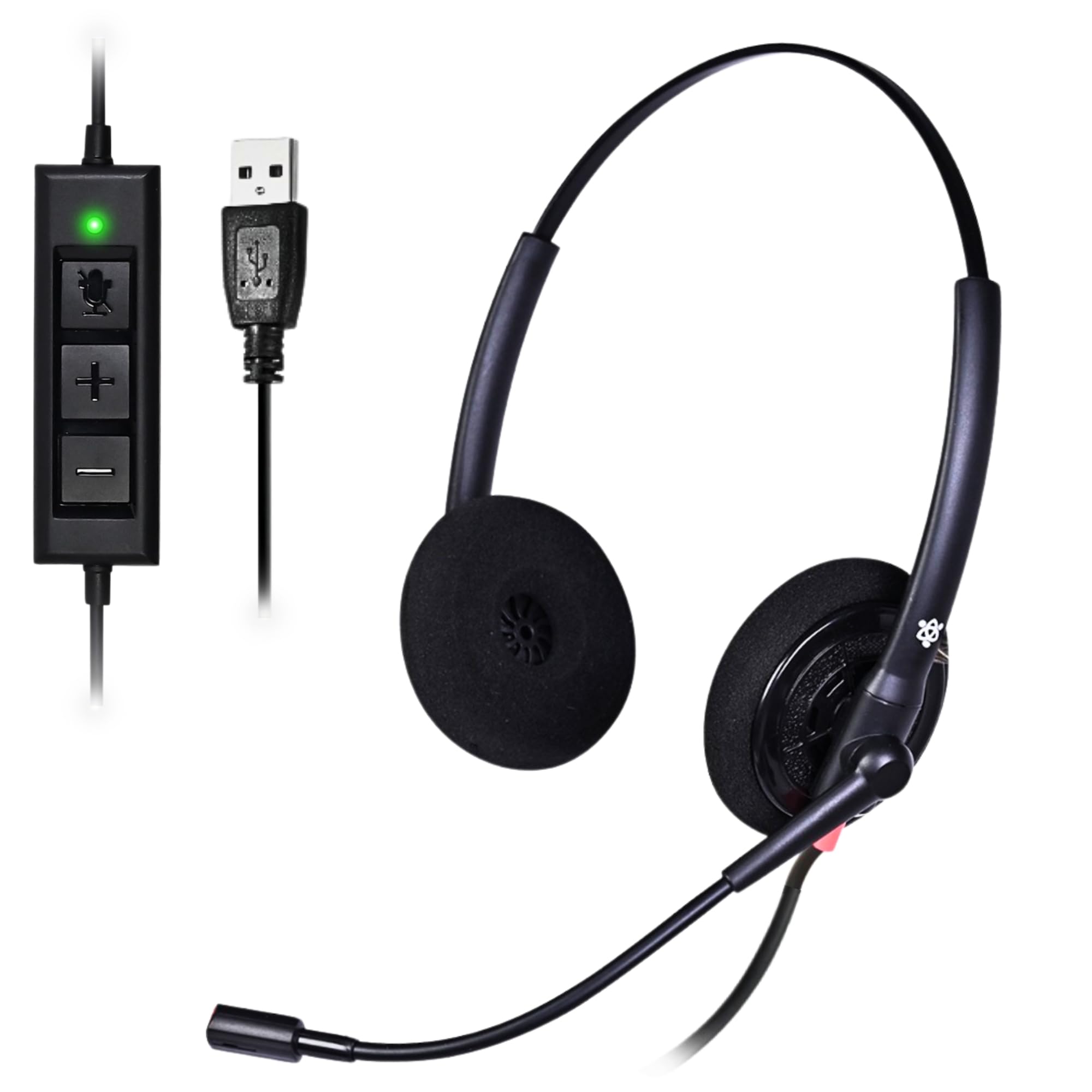 Metaind Wired Usb Headphone Meta_Mt500 With NoiseCancelling Mic | Perfect For Teams, Zoom & Call Center Use | Comfortable & Dur