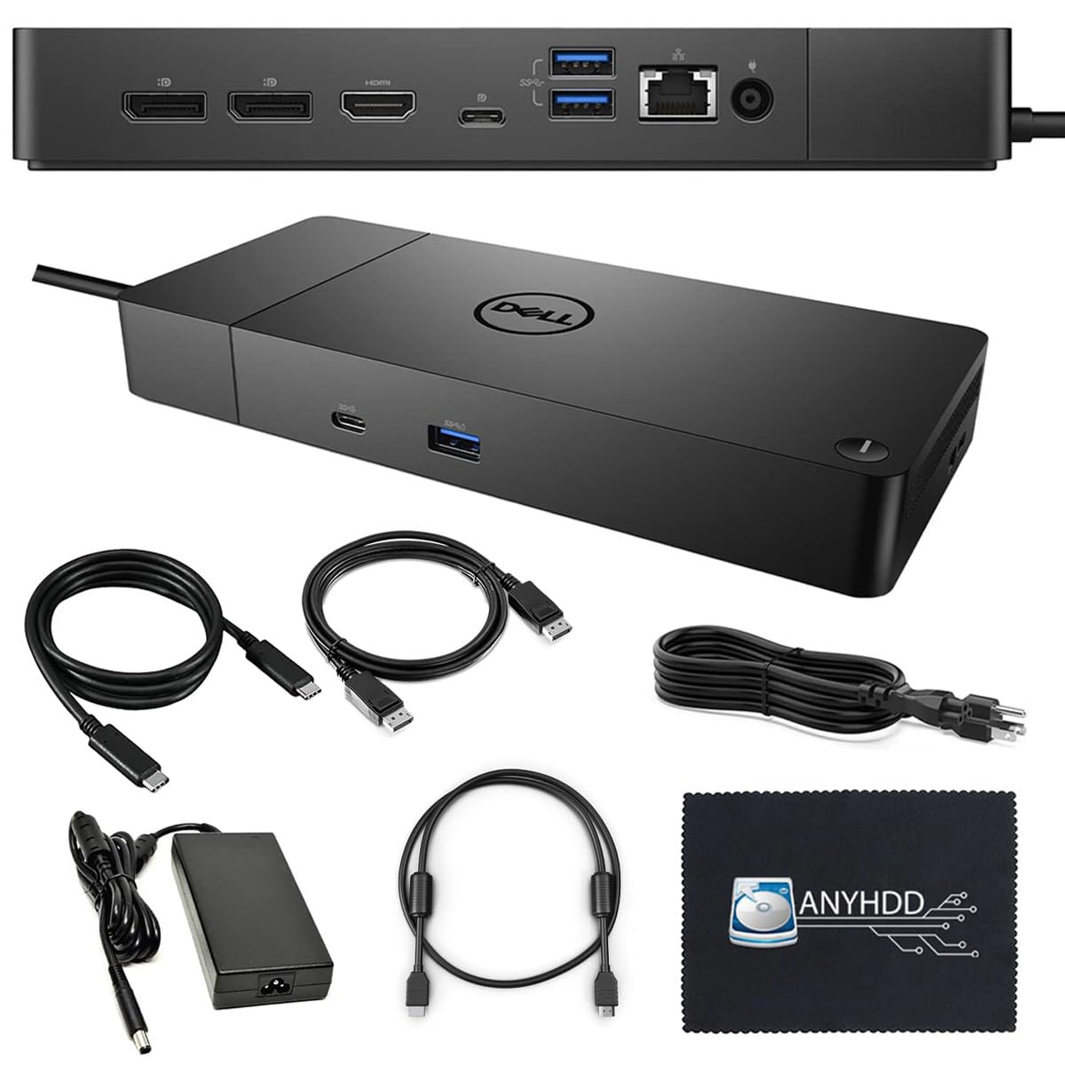 Dell Wd19S Docking Station 180W (130W Power Delivery)   Dell Docking Station Dual Monitor, Dell Dock Station With 180W Power Sup