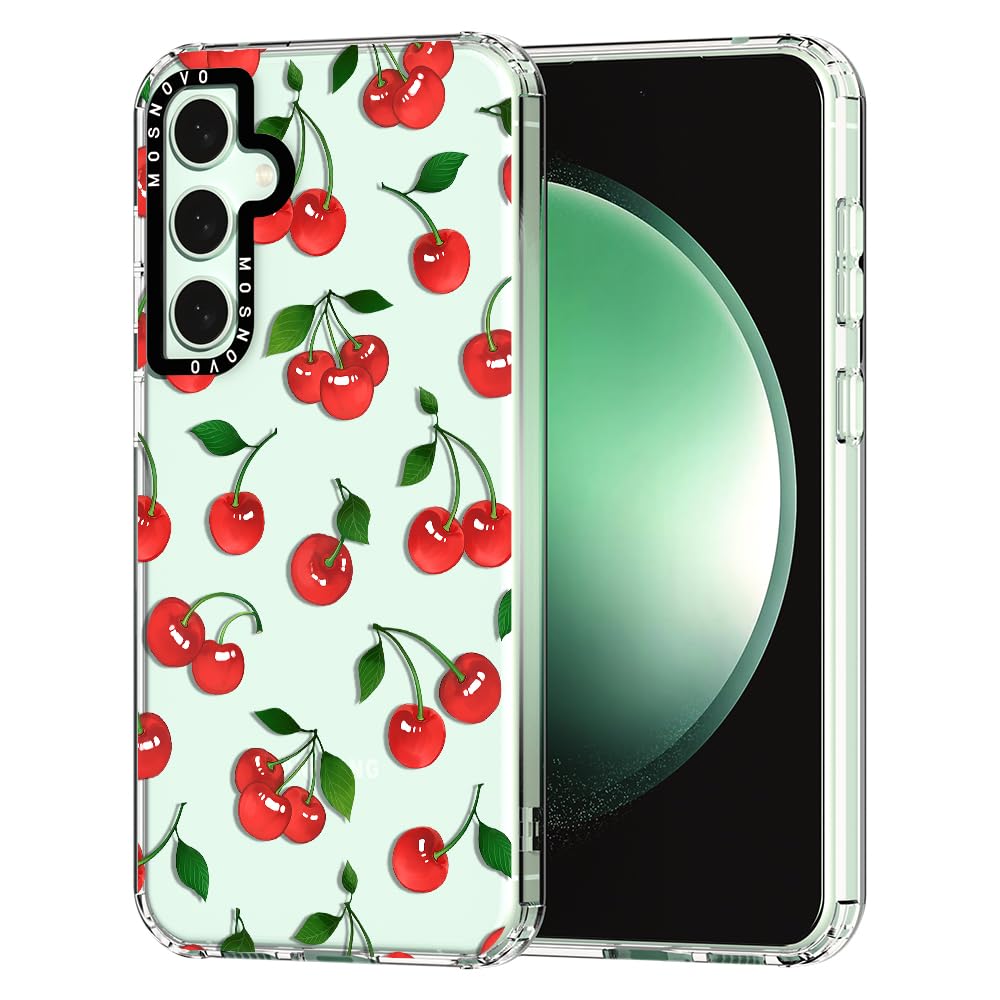 MOSNOVO Case for Samsung Galaxy S23 FE, [Buffertech 6.6ft Military-Grade Drop Protection] [Anti Peel Off Tech] Clear TPU Bumper 