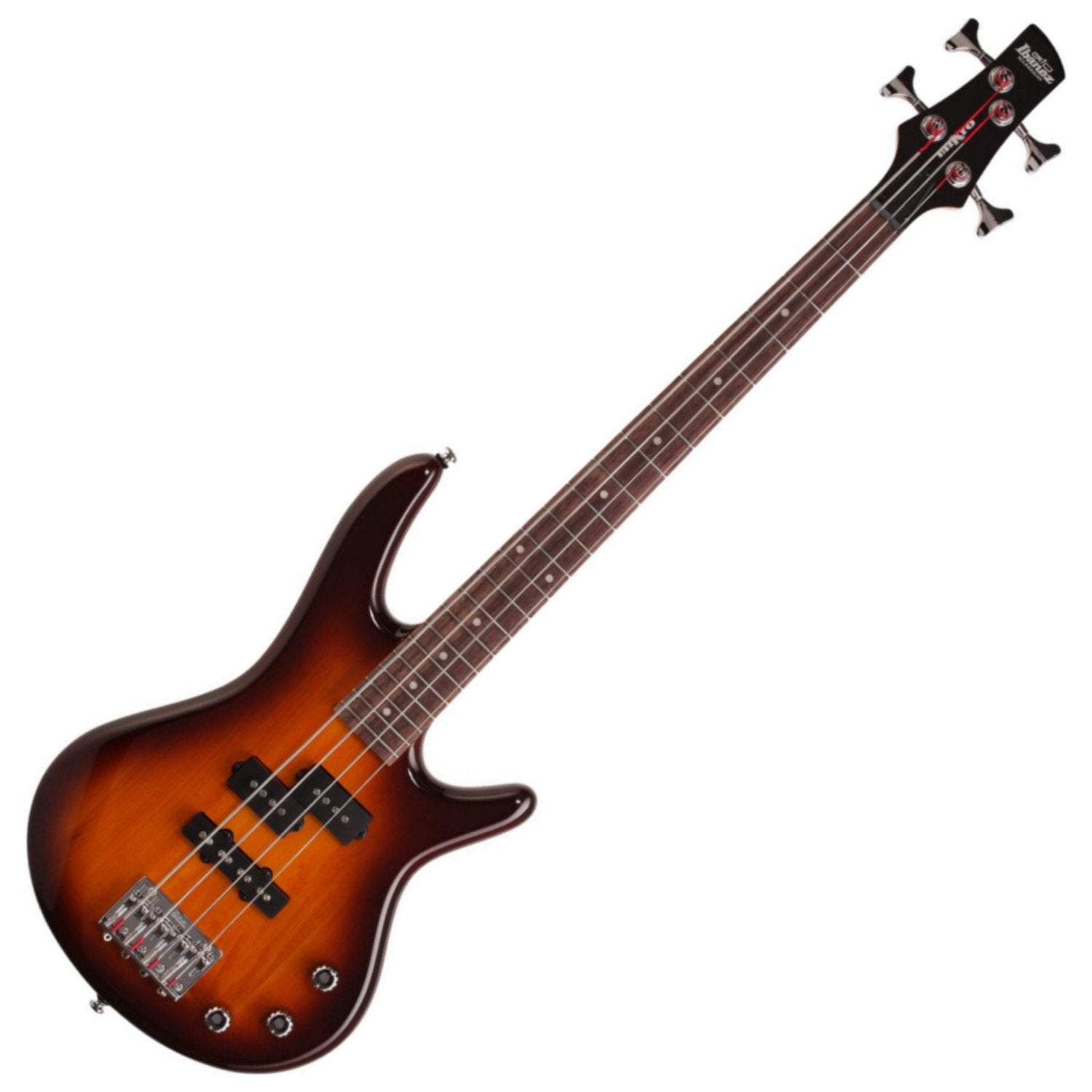 Ibanez Gsrm20 Bs Brown Sunburst Mikro Compact 4 String Electric Bass Guitar