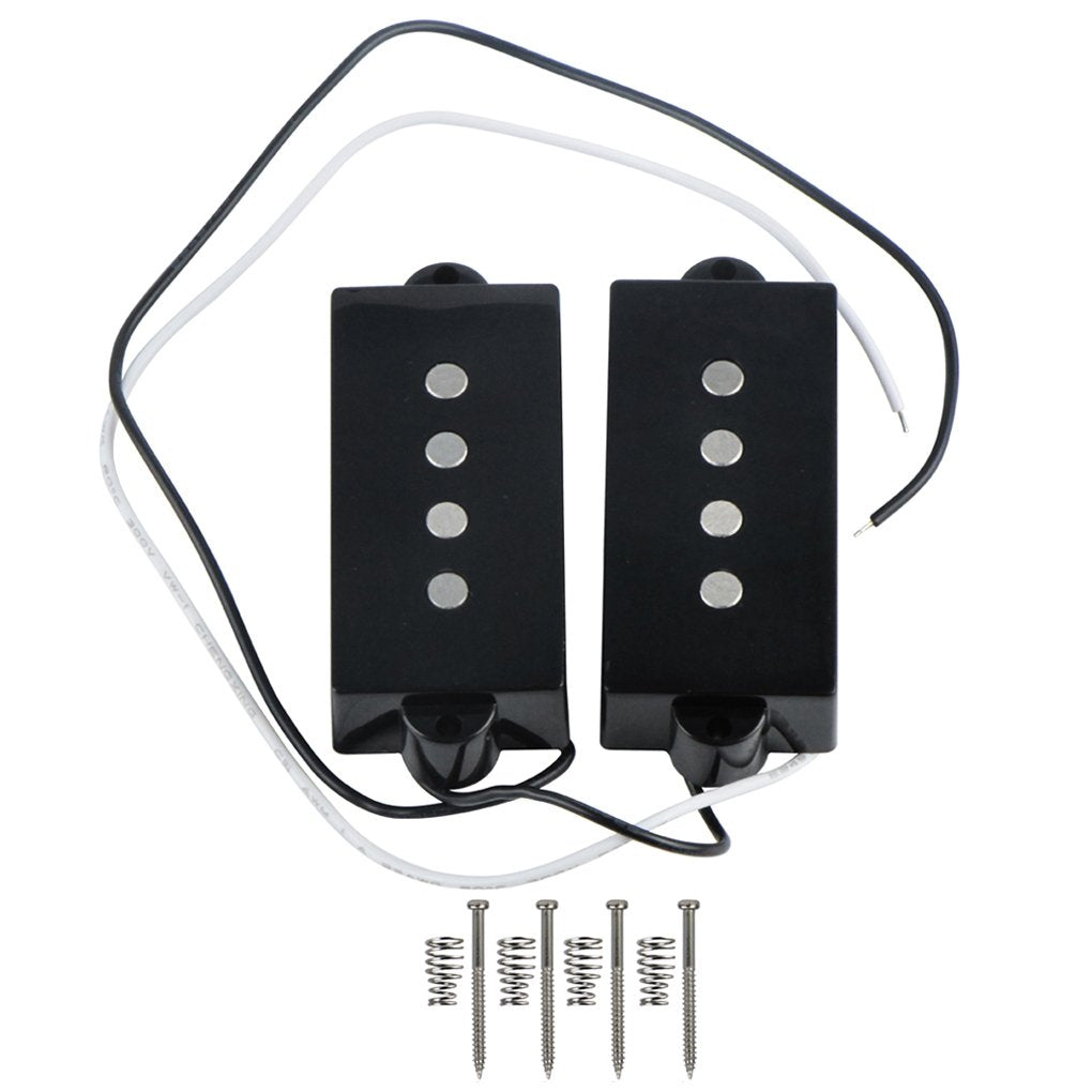 Fleor Alnico 5 P Bass Pickups Humbucker Pickup For 4 String P Bass Replacement