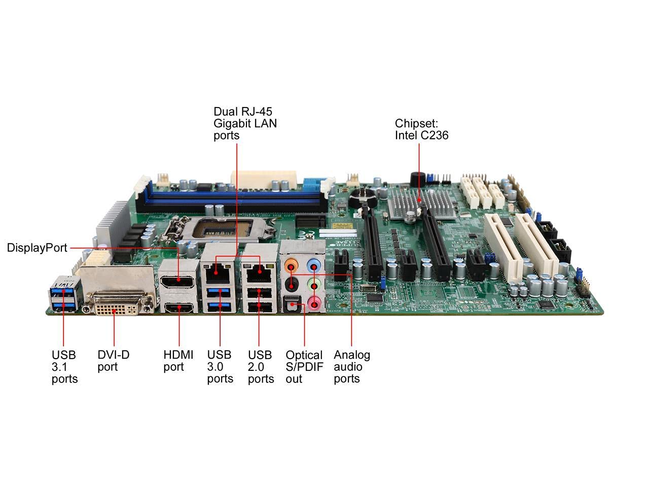 Supermicro Atx Ddr4 Lga 1151 Motherboards X11Sae O