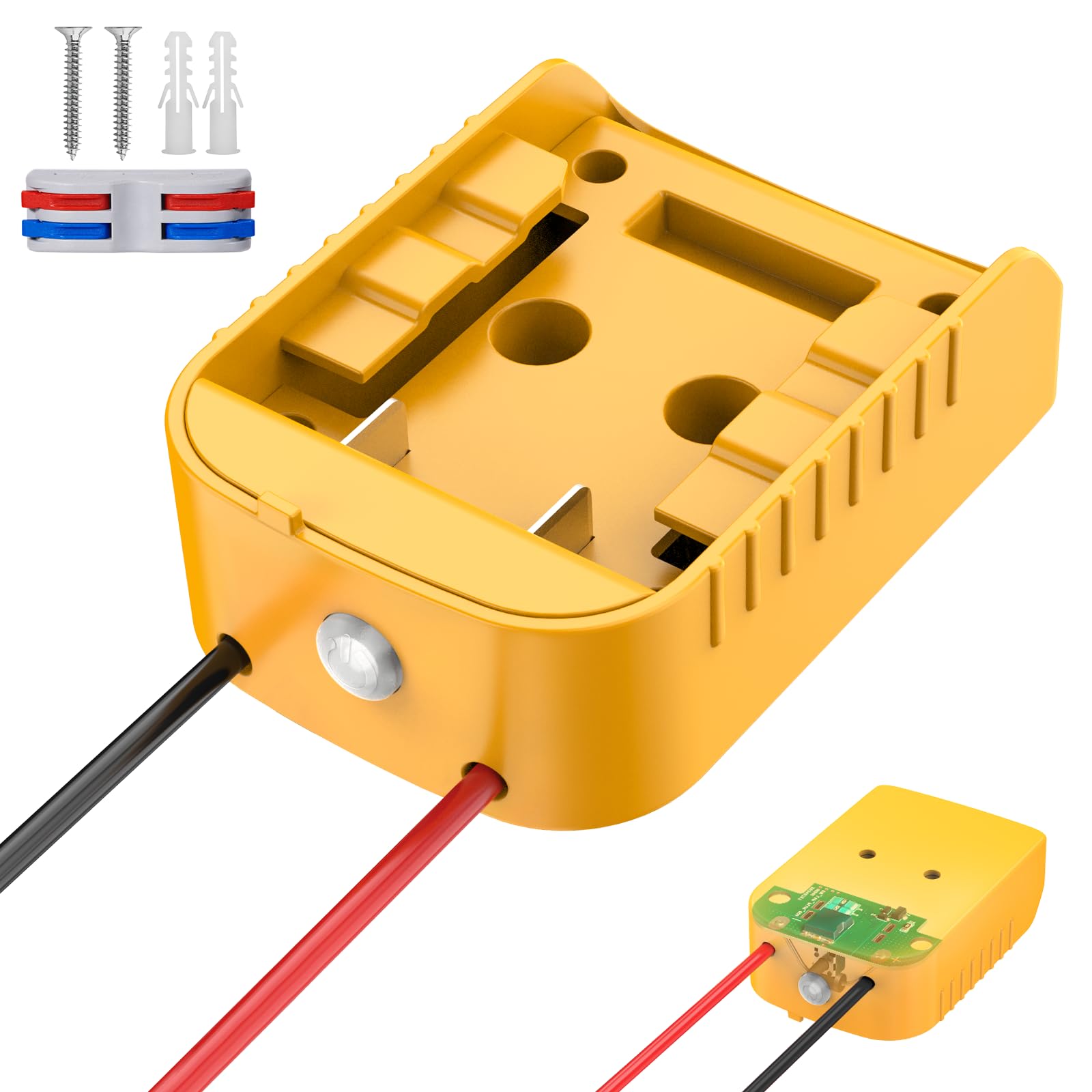 Power Wheel Adapter Compatible With Dewalt 20V Battery   Overdischarge & Overcurrent Protection, Upgraded Power Wheel Battery Co