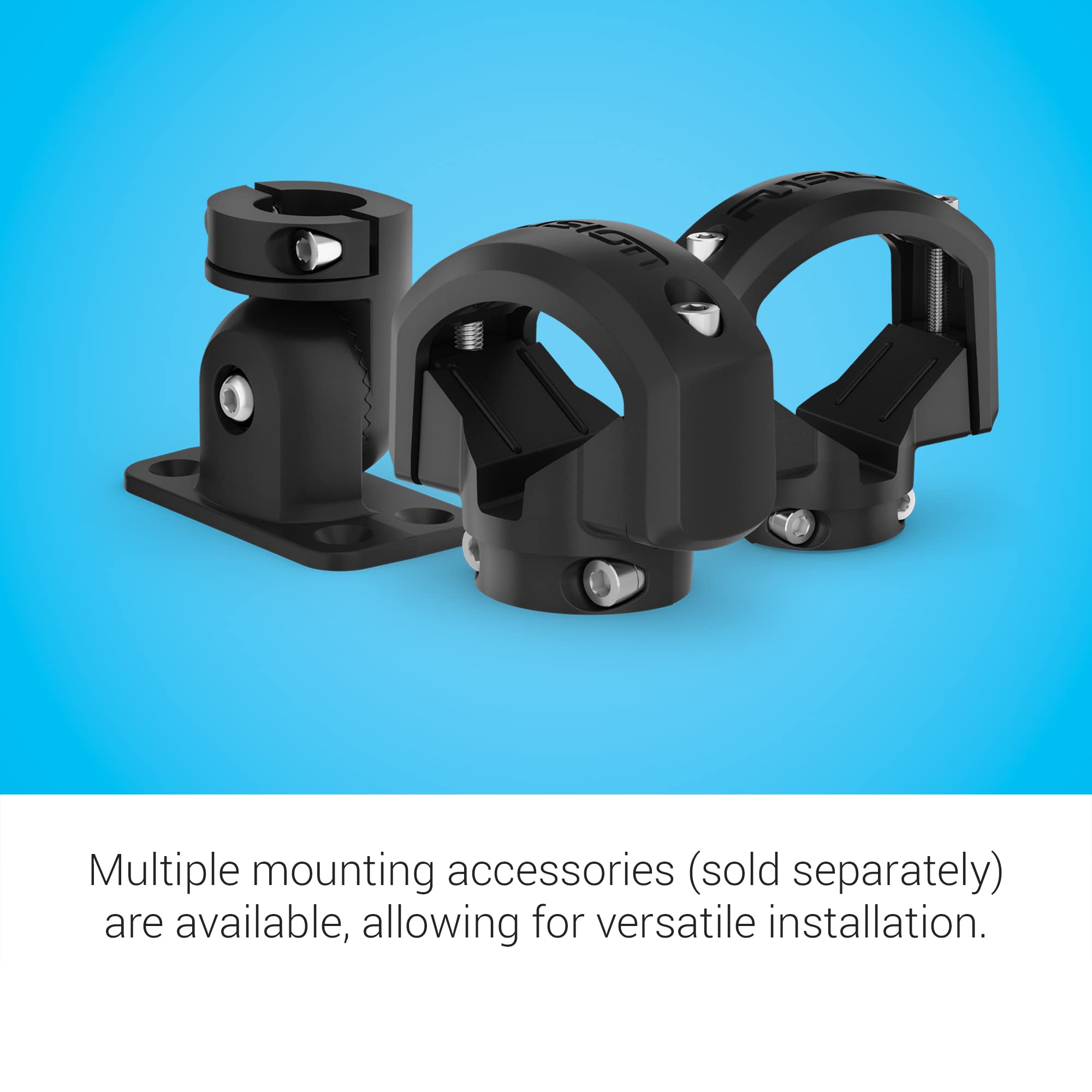 Garmin Fusion Signature Series 3I Marine Wake Tower Speakers, 6.5 230-Watt Crgbw Sports White Marine Wake Tower Speakers (Pair)