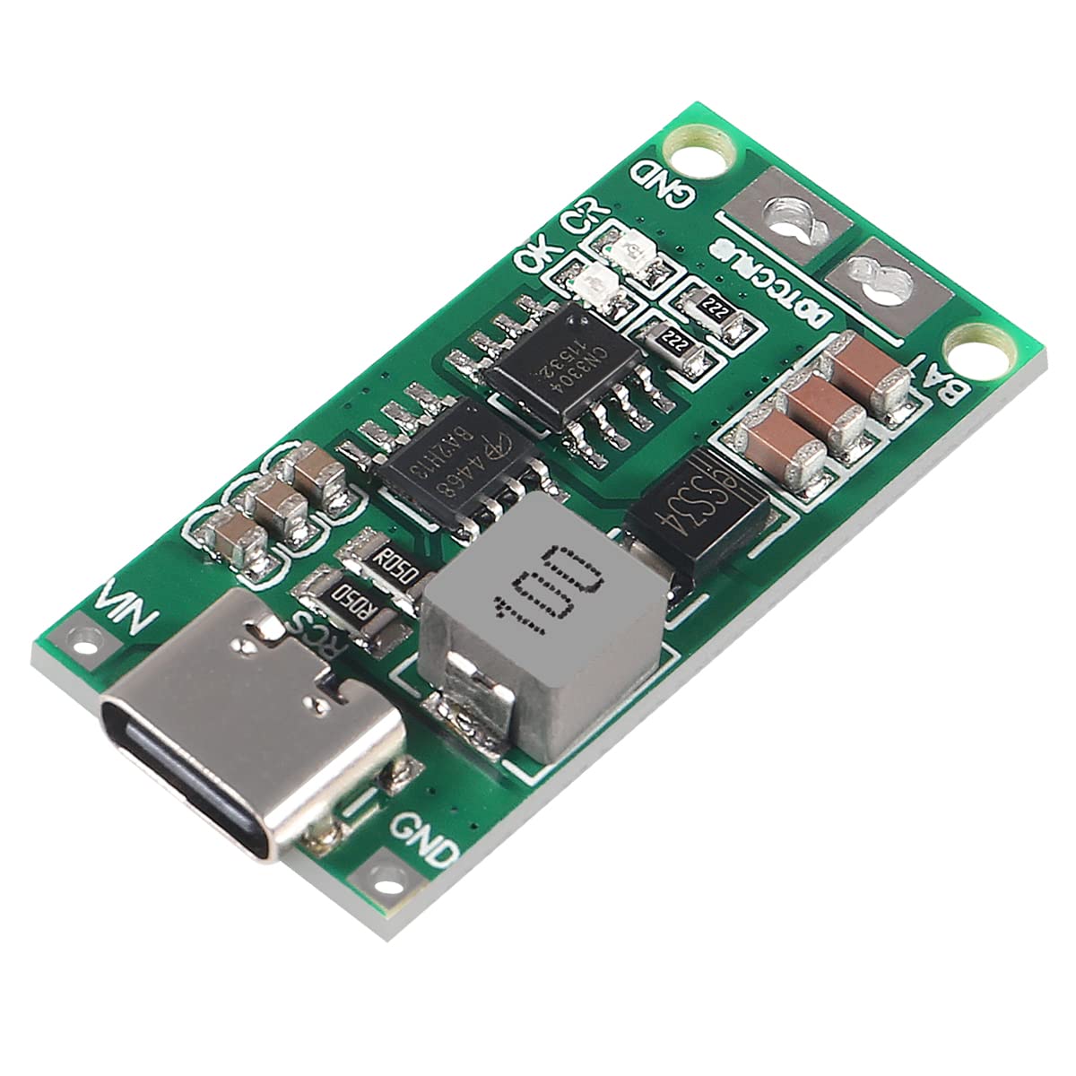 Dweii 3Pcs Type C Bms 2S 3S 4S 1A 2A 4A 18650 Lithium Battery Charger Board Usb C Step Up Boost Module For Li Po Polymer Power B