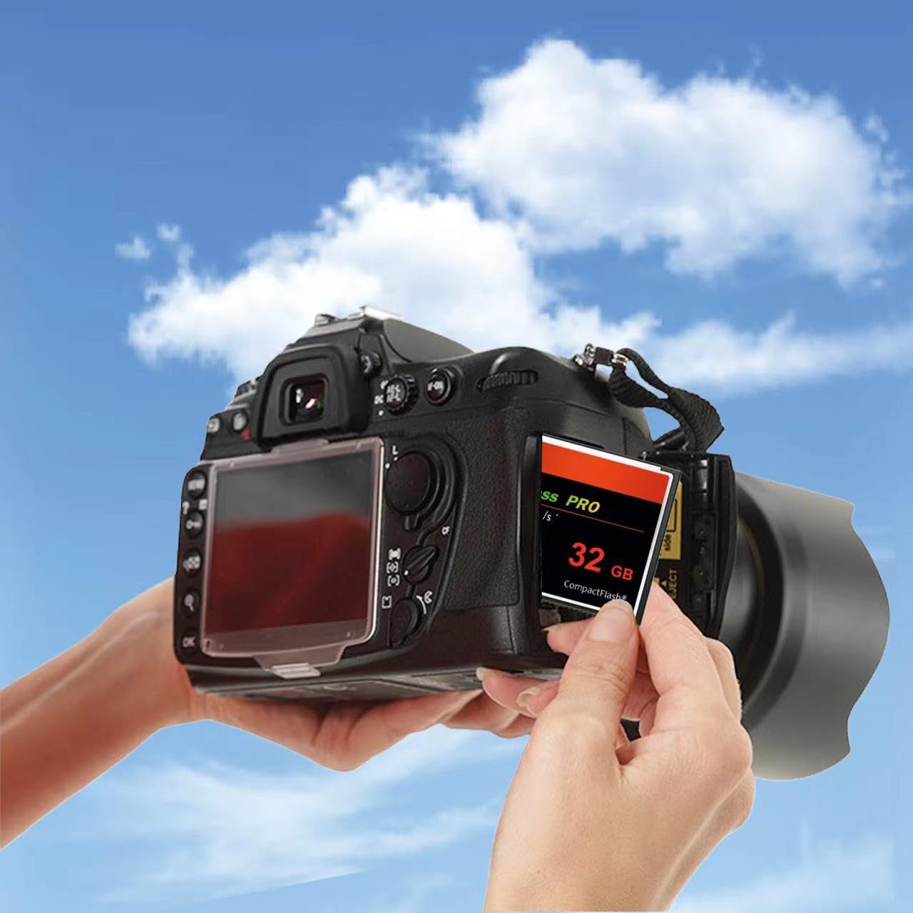 Wqdmke Cf Card 32Gb Compact Flash Memory Card Udma Speed Up To 120Mb/S Camera Cards