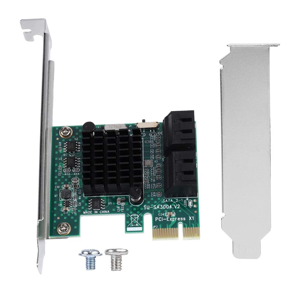 Pcie To Sata Adapter,Pcie To Sata 3.0 Expansion Card,4-Port Pcie To Sata 3.0 Expansion Controller Card Adapter 6G,Sata Controlle