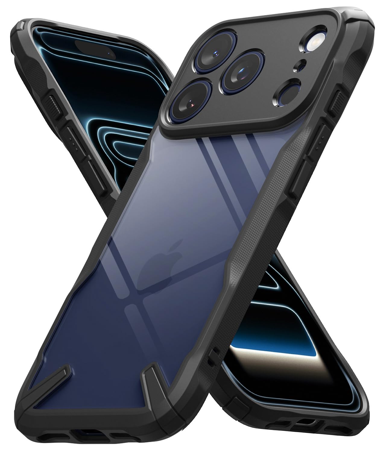 Ringke Fusion-X for iPhone 17 Pro Max Case [Precise Cutouts for Camera Lenses] Augmented Bumper Heavy Duty Shockproof Protective