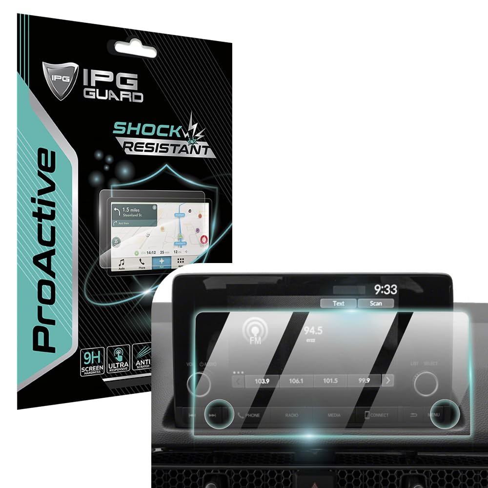 IPG ProActive for Honda 2022-2025 Civic LX Sport EX 11th Gen. / CR-V 7 Inch Navigation Display 9H Hardness Screen Protector Smoo