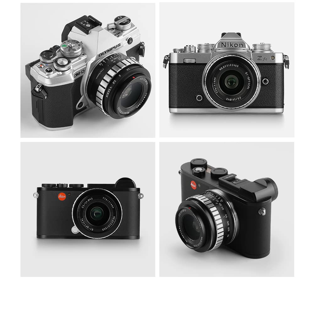 Ttartisan Wide Angle 23Mm F1.4 Aps C Frame Manual Focus Camera Lenses Rf Mount Compatible With R7 R10 Aps C Model Eos R Rp R5 R5C R6 R6Ii