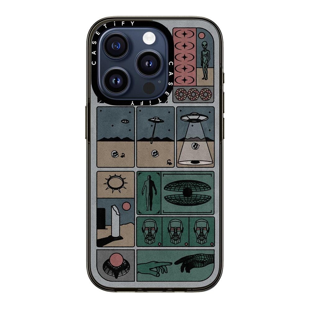 Casetify Compact Iphone 15 Pro Case [2X Military Grade Drop Tested / 4Ft Drop Protection]   Research By Other Minerals   Clear B