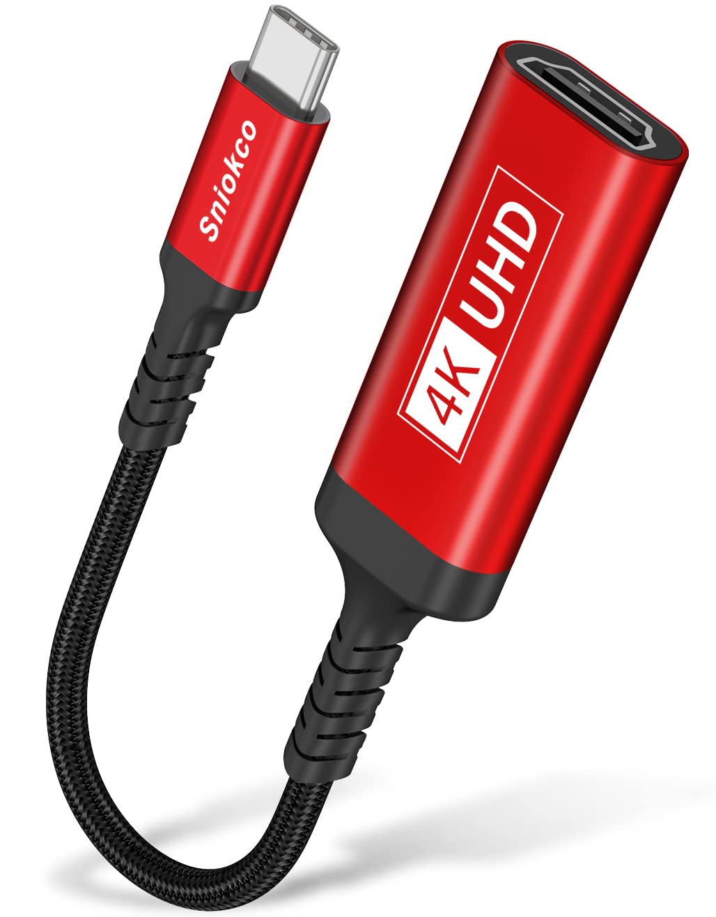 Sniokco 2024 Newest 4K@60Hz Usb C To Hdmi Adapter Cable, High Speed Hdmi To Usb C Converter, Aluminum, Type C Adapter Compatible